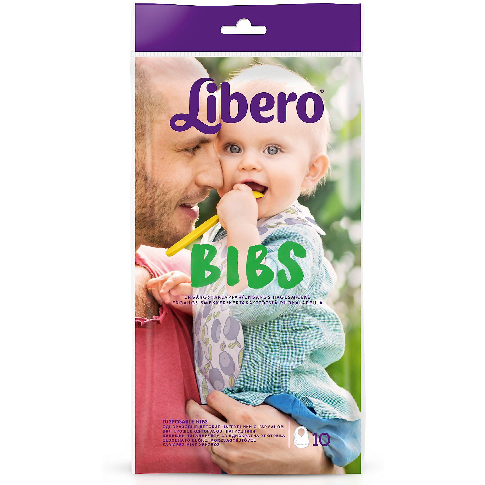Одноразовые нагрудники Libero Easy Meal, 10 шт. Одноразовые нагрудники Libero Easy Meal, 10 шт.Нагрудники и салфетки<br>Нагрудники Libero Bibs, 10 шт.<br><br>Характеристики:<br><br>• выполнены из мягкого нетканого материала<br>• специальный кармашек для кусочков пищи и крошек<br>• впитывают воду и жидкую пищу<br>• многоразовые липучки<br>• компактная упаковка<br>• размер нагрудника: 24х21 см<br>• размер упаковки: 13х18х25 см<br>• количество: 10 шт.<br><br>Нагрудники Libero Bibs очень мягкие и приятные коже малыша. Обратная сторона не промокает, и вы всегда можете быть уверены в сухости и чистоте одежды ребенка. Нагрудник имеет удобный карман, собирающий остатки пищи и крошки. Сам нагрудник хорошо впитывает воду, пюре или суп. Многоразовая липучка позволяет застегнуть нагрудник повторно при необходимости. Благодаря компактной упаковке, вы с легкостью сможете брать нагрудники в дорогу или в гости.<br><br>Нагрудники Libero Bibs, 10 шт. можно купить в нашем интернет-магазине.<br><br>Ширина мм: 20<br>Глубина мм: 130<br>Высота мм: 250<br>Вес г: 63<br>Возраст от месяцев: 0<br>Возраст до месяцев: 48<br>Пол: Унисекс<br>Возраст: Детский<br>SKU: 3517665