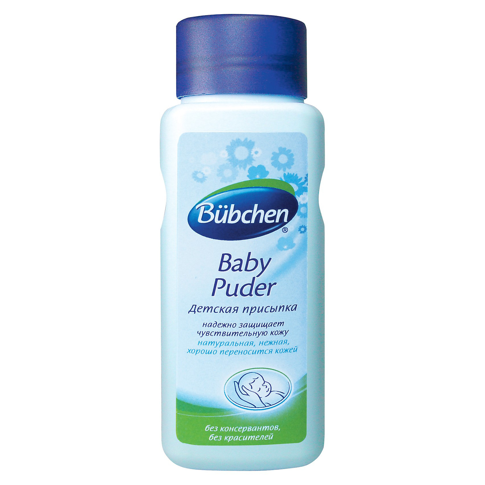 Детская присыпка, Bubchen, 100 г Детская присыпка, Bubchen, 100 гКосметика для младенцев<br>Детская присыпка, Bubchen (Бюбхен), 100 г. - это мягкая и надежная защита кожи младенцев, благодаря использованию природных компонентов.<br>Присыпка детская Bubchen надежно защищает чувствительную кожу. Это естественная мягкая и нежная защита и испытанное средство, предотвращающее появление покраснений и раздражений в складках кожи, под подмышками и на шее, отлично впитывает влагу. Благодаря мельчайшему помолу она не скатывается в складочках кожи малыша и не вызывает раздражения. Проверено и одобрено дерматологами. Не содержит консервантов и красителей. Подходит для детей с самого рождения.<br><br>Дополнительная информация:<br><br>- Объем: 100 г.<br>- Рекомендуется для удаления излишков влаги и уменьшения трения между кожей и пеленками или подгузниками, внутри кожных складок<br>- Не закупоривает поры, сохраняет кожное дыхание<br>- Измельченный в пудру чистый минеральный тальк<br><br>Детскую присыпку, Bubchen (Бюбхен), 100 г. можно купить в нашем интернет-магазине.<br><br>Ширина мм: 52<br>Глубина мм: 47<br>Высота мм: 138<br>Вес г: 130<br>Возраст от месяцев: 0<br>Возраст до месяцев: 48<br>Пол: Унисекс<br>Возраст: Детский<br>SKU: 3531097