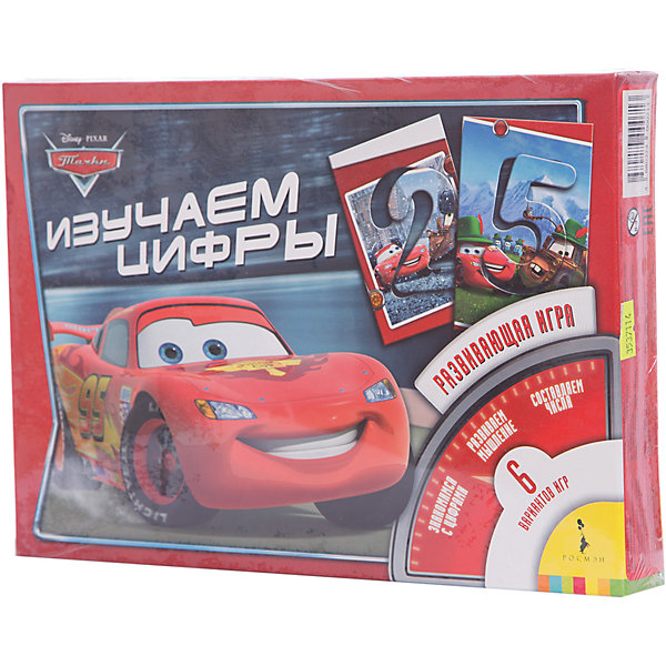 Игра Изучаем цифры, Тачки Игра Изучаем цифры, ТачкиПособия для обучения счёту<br>Игра Изучаем цифры, Тачки (Cars) – это обучающая настольная игра для детей, где с помощью красочных карточек с любимыми персонажами мультфильма «Тачки (Cars)» Ваш малыш сможет выучить цифры, научится их узнавать и считать до 9. Кроме того, карточки можно использовать как трафарет. Игра «Изучаем цифры» поможет ребёнку развить знания об окружающем мире, мышление, внимание и мелкую моторику. <br><br>Дополнительная информация:<br><br>-Материал: картон<br>-Размеры с упаковкой: 28х19,5х2 см<br>-Вес с упаковкой: 230 г<br><br>Настольная игра «Изучаем цифры» - уникальная игрушка, которая неизменно будет радовать вашего ребенка, а также способствовать полноценному и гармоничному развитию его личности.<br><br>Игру Изучаем цифры, Тачки (Cars) можно купить в нашем магазине.<br><br>Ширина мм: 280<br>Глубина мм: 195<br>Высота мм: 200<br>Вес г: 230<br>Возраст от месяцев: 36<br>Возраст до месяцев: 84<br>Пол: Мужской<br>Возраст: Детский<br>SKU: 3537114