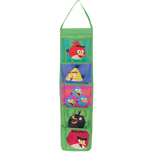 Органайзер подвесной, Angry birds, CENTRUM Органайзер подвесной, Angry birds, CENTRUMНужные мелочи<br>Органайзер подвесной, Аngry birds, CENTRUM (Центрум) – замечательный подарок поклонникам игры про сердитых птичек.<br>Органайзер подвесной, Angry Birds идеально подойдет для хранения мелких предметов. У органайзера 5 кармашков, каждый из них украшен портретом птички из игры Angry Birds .<br><br> Дополнительная информация: <br><br>-Размер: 30х21х5см.<br>-Материал: полиэстер<br><br>Органайзер подвесной, Аngry birds (Злые Птички), CENTRUM (Центрум) можно купить в нашем интернет-магазине.<br><br>Ширина мм: 50<br>Глубина мм: 300<br>Высота мм: 210<br>Вес г: 210<br>Возраст от месяцев: 84<br>Возраст до месяцев: 120<br>Пол: Унисекс<br>Возраст: Детский<br>SKU: 3540492