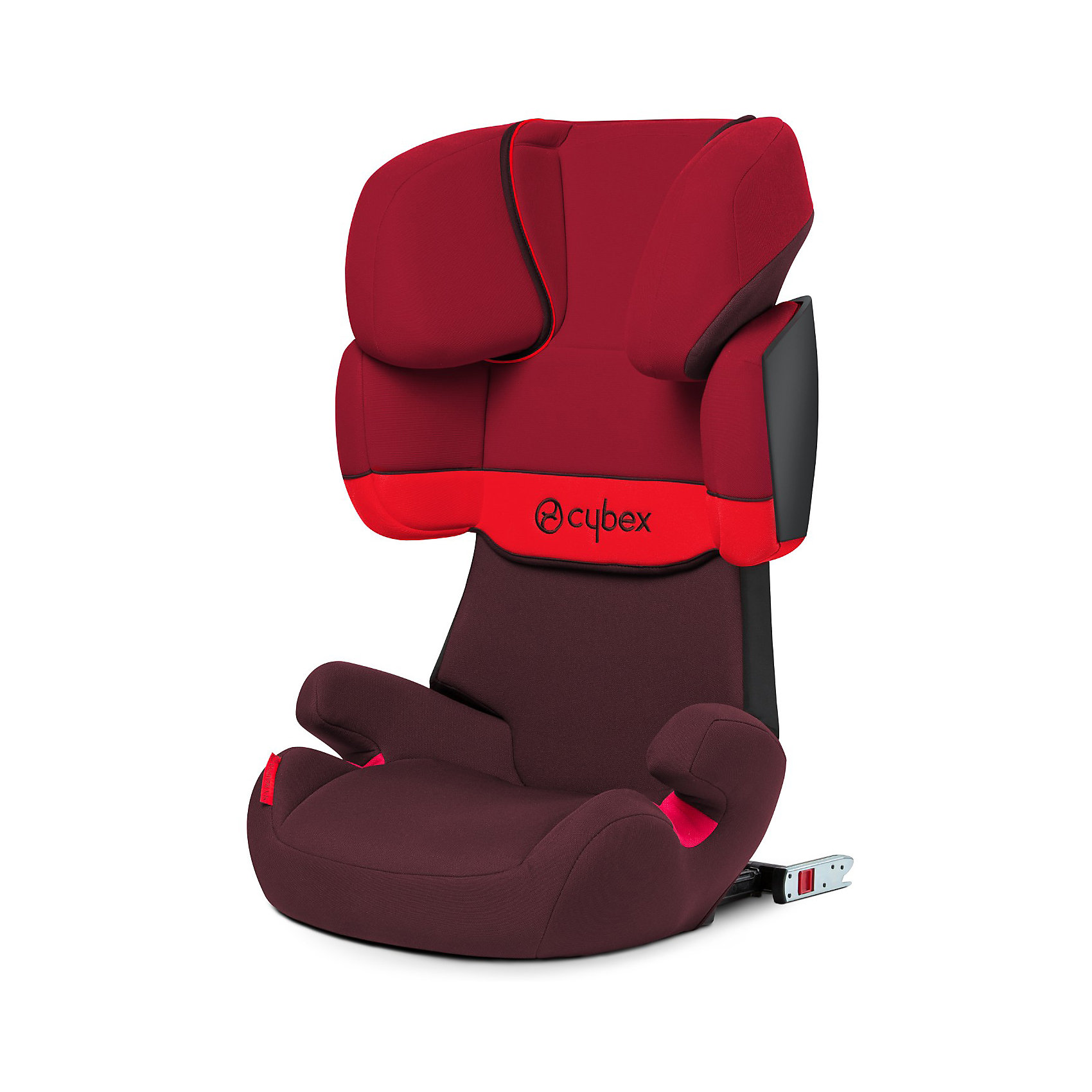 Автокресло Solution X-Fix, 15-36 кг, Cybex, Rumba Red Автокресло Solution X-Fix, 15-36 кг, Cybex, Rumba RedДополнительная информация:<br><br>-группа: 2/3<br>-возраст: 3 - 12 лет<br>-вес: 15 - 36 кг<br>-вес кресла: 7 кг<br>-размеры: 45 Х 47 Х 66 - 82 см<br>-размер подушки: 33,5 x 29 см<br>-высота спинки: 66 - 82 см <br>-11 регулируемых позиций регулируемый подголовник для оптимального положения<br>-наклонная спинка идеально подстраивается под кресло автомобиля<br>-очень комфортное сидение с ультрамягкой подушкой<br>-патентованный наклонный подголовник предотвращает наклон головы вперед во время сна<br>-система L.s.p. Линейная Защита от боковых ударов<br>-крепления isofix для большей устойчивости и безопасности<br><br>В дополнение к запатентованному подголовнику, который не дает голове ребенка свешиваться вперед во время сна, Линейная защита от боковых ударов (система L.S.P. ) поглощает силу бокового удара на самой ранней стадии и защищает зону головы и плеч. Крепления ISOFIX усиливают безопасность и устойчивость кресла. Также совместимо с автомобилями без креплений ISOFIX.<br><br>Автокресло Solution X-Fix, 15-36 кг, Cybex, Rumba Red можно купить в нашем магазине.<br><br>Ширина мм: 789<br>Глубина мм: 472<br>Высота мм: 309<br>Вес г: 7927<br>Цвет: красный<br>Возраст от месяцев: 36<br>Возраст до месяцев: 144<br>Пол: Унисекс<br>Возраст: Детский<br>SKU: 3553225