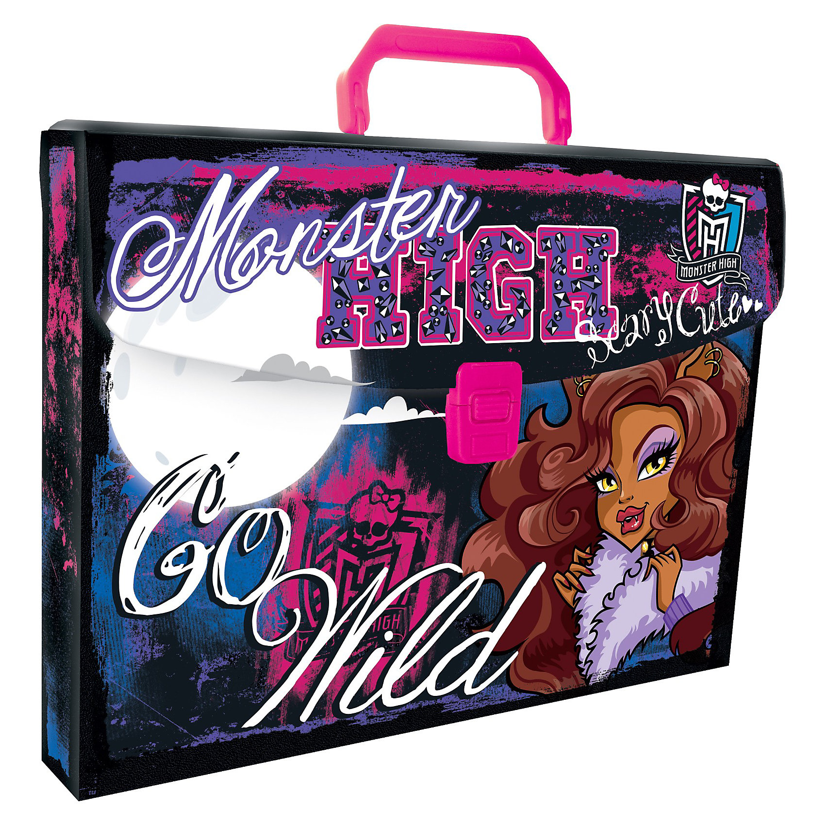 Пластиковая папка-чемодан, Monster High Пластиковая папка-чемодан, Monster HighMonster High<br>Пластиковая папка-чемодан, Monster High (Монстр Хай) – полезное приобретение для девочки-школьницы.<br>Пластиковая папка-чемодан Monster High несомненно понравится маленькой моднице-любительницы сериала Monster High. Такое изделие пригодится Вашей дочурке для занятий в музыкальной школе, любых дополнительных уроков, факультетов или творческих кружков. Стильную папку-чемоданчик украшает полноцветное изображение красотки-воспитанницы школы Монстер Хай, которое выполнено детализировано и четко. Папка-чемодан закрывается на замочек-защелку, имеет удобную ручку.<br><br>Дополнительная информация:<br><br>- Формат: А4<br>- Размер: 26х33,5х5 см.<br>- Материал: пластик 0,65 мм.<br>- Печать на корпусе: полноцветная, офсетная<br><br>Пластиковую папку-чемодан, Monster High (Монстр Хай) можно купить в нашем интернет-магазине.<br><br>Ширина мм: 280<br>Глубина мм: 220<br>Высота мм: 10<br>Вес г: 150<br>Возраст от месяцев: 120<br>Возраст до месяцев: 144<br>Пол: Женский<br>Возраст: Детский<br>SKU: 3563234