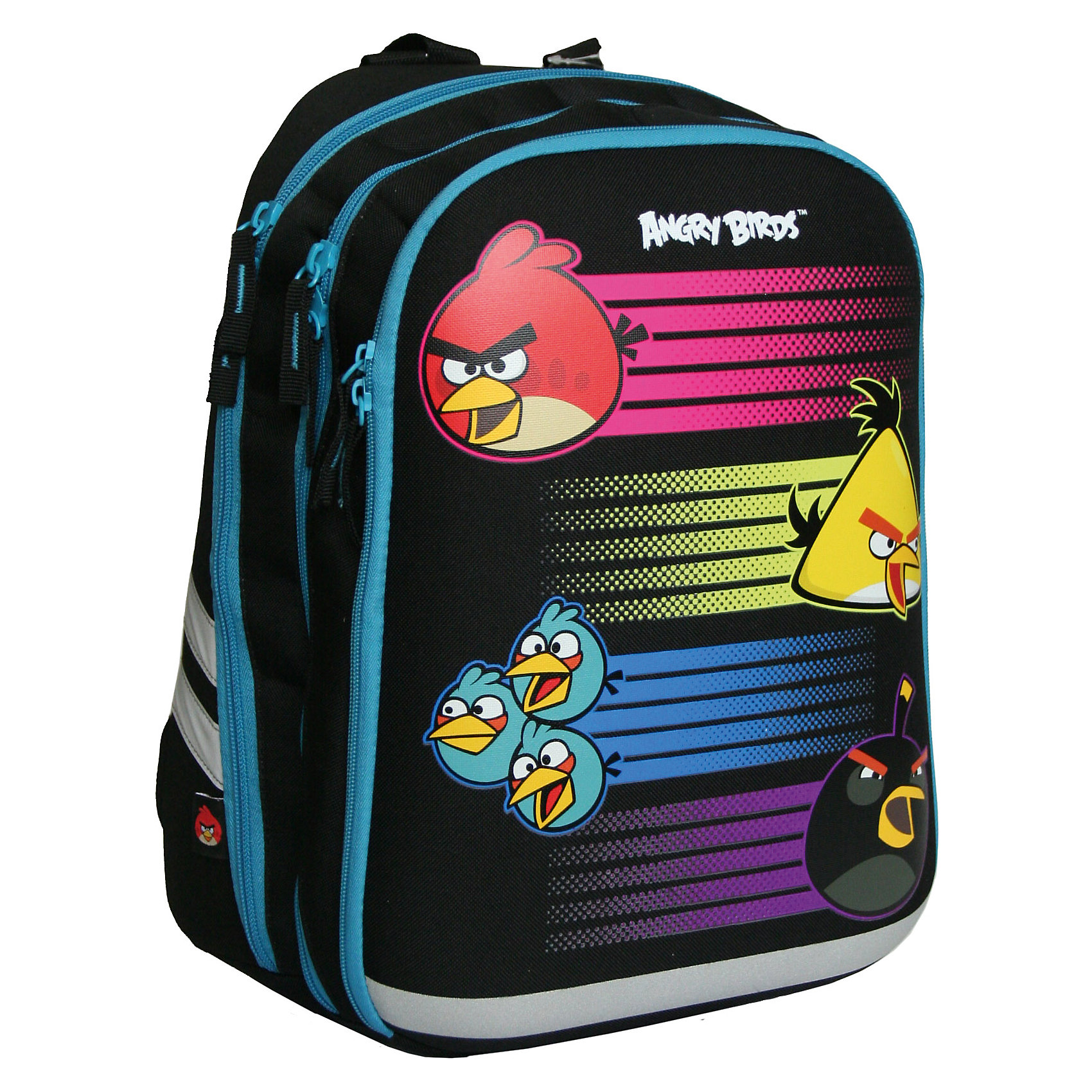 Школьный рюкзак с ортопедической спинкой, Angry Birds Школьный рюкзак с ортопедической спинкой, Angry BirdsИдеальный рюкзак для спорта, школы и путешествий подойдет как взрослым, так и детям, ведь он создан по мотивом любимейшей игры Angry Birds (Злые Птички).<br><br>Дополнительная информация:<br><br>- Данная модель имеет ортопедическую спинку;<br>- Внутри спинки рюкзака вставлен толстый поролон, что позволяет уменьшить давление на позвоночник;<br>- Для прочности в задней стенке вставлен пластик;<br>- Дно и боковины сделаны из EVA - упругого и гибкого материала, для которого характерна хорошая амортизация;<br>- Широкие мягкие лямки регулируются по длине;<br>- Сверху у этой модели есть удобная ручка для переноски;<br>- Рюкзак имеет 3 отделения: большое для книг и тетрадей, среднее - для пенала и разных мелочей и узкий карман;<br>- Данная модель разработана с учетом обеспечения безопасности ребенка: сбоку есть светоотражающие элементы;<br>- Дизайн рюкзака Angry Birds (Энгри Бердз) сделан в стиле популярной игры;<br>- Размер: 38 х 28 х 16 см;<br>- Вес: 0,6 кг.<br><br>Рюкзак спортивный, Angry Birds (Энгри Бердз) можно купить в нашем интернет-магазине.<br><br>Ширина мм: 380<br>Глубина мм: 280<br>Высота мм: 160<br>Вес г: 900<br>Возраст от месяцев: 108<br>Возраст до месяцев: 144<br>Пол: Унисекс<br>Возраст: Детский<br>SKU: 3563427