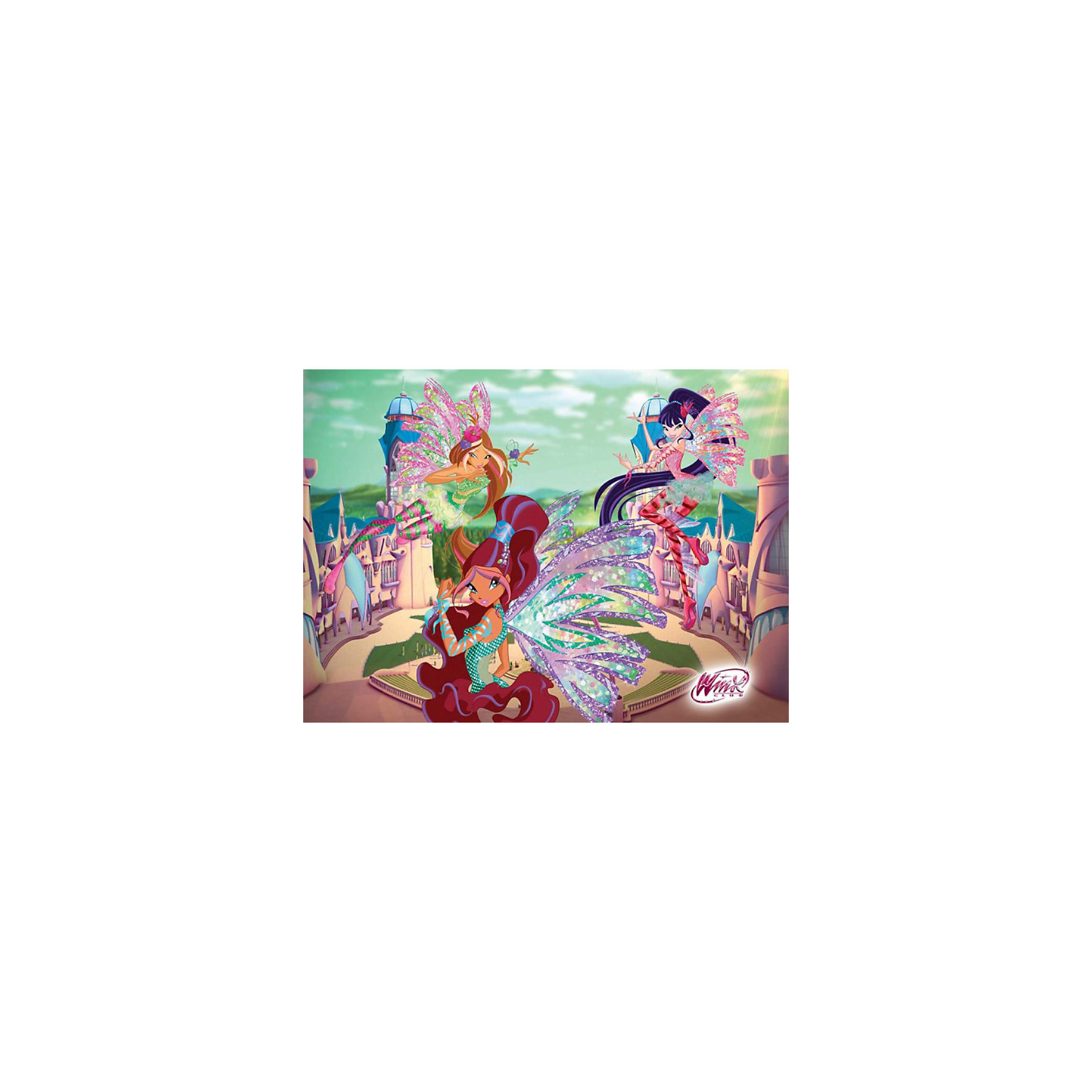 Пазл Волшебная школа Алфея, Winx Club, 260 деталей, Castorland Пазл Волшебная школа Алфея, Winx Club, 260 деталей, CastorlandКоличество деталей<br>Порадуйте себя и своего ребенка великолепным Пазлом Волшебная школа Алфея, Winx Club (Винкс Клаб), 260 деталей, Castorland (Касторлэнд) с изображением героинь популярного мультфильма Школа волшебниц!<br><br>Школа волшебниц повествует о приключениях маленьких фей, обучающихся магии в школе Алфея. Алфея расположена в одном из живописных уголков мира Магикс. Сама школа – это два здания и 5 красивых башен, каждая из которых имеет особое назначение. Башни расположены по полукругу так, что внутри образуется внутренний дворик. Там разбит великолепный парк. Все это откроется взору ребенку, который верно собрал этот пазл: феи на фоне прекрасной школы магии. Яркие и качественные детали пазла привлекут внимание ребенка и позволят ему с удовольствием собирать картинку. <br><br>Особенности:<br>-Способствуют развитию образного и логического мышления, наблюдательности, мелкой моторики<br>-Высокое качество: точная нарезка, обеспечивающая стыковку деталей, качественная проработка деталей картинки, яркая цветовая гамма<br>-Изготовлено из экологического сырья<br>-Матовая поверхность исключает неприятные отблески<br><br>Комплектация: 260 деталей<br><br>Дополнительная информация:<br><br>-Размеры собранного пазла: 32х23 см<br>-Материал: картон<br><br>Пазл высокого качества с ярким и интересным изображением из любимого мультфильма приятно получать в подарок и интересно складывать!<br><br>Пазл Волшебная школа Алфея, Winx Club (Винкс Клаб), 260 деталей, Castorland (Касторлэнд) можно купить в нашем магазине.<br><br>Ширина мм: 245<br>Глубина мм: 175<br>Высота мм: 37<br>Вес г: 150<br>Возраст от месяцев: 36<br>Возраст до месяцев: 1188<br>Пол: Женский<br>Возраст: Детский<br>Количество деталей: 260<br>SKU: 3574397