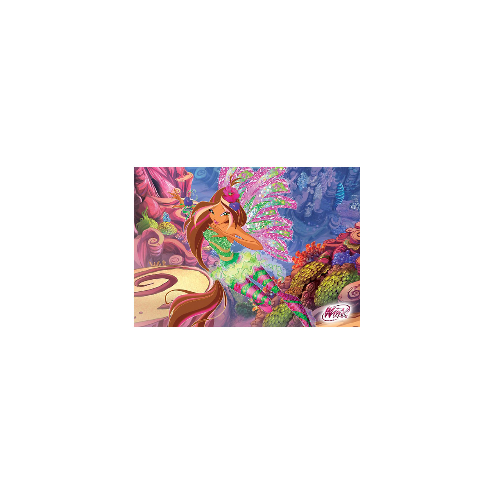 Пазл Флора, Winx Club, 30 деталей, Castorland Пазл Флора, Winx Club, 30 деталей, CastorlandКоличество деталей<br>Порадуйте себя и своего ребенка великолепным Пазлом Флора, Winx Club (Винкс Клаб), 30 деталей, Castorland (Касторлэнд) с изображением героини популярного мультфильма Школа волшебниц! <br><br>Как становится ясно из имени, Флора – фея цветов, любительница природы и лучшая ученица школы по ботанике и биологии. Все свое время, свободное от школьных занятий и борьбы со злыми колдунами и магами, она проводит в садах или парках, разговаривая с растениями и оттачивая на них свое волшебное мастерство. Ребенку предстоит из маленьких кусочков пазла собрать красивую картинку с любимой героиней Флорой на фоне подводного пейзажа. Можно дать ребенку задание: собрать пазл без подсказки в виде картинки и потом отгадать, какая из фей изображена. <br><br>Особенности:<br>-Способствуют развитию образного и логического мышления, наблюдательности, мелкой моторики<br>-Высокое качество: точная нарезка, обеспечивающая стыковку деталей, качественная проработка деталей картинки, яркая цветовая гамма<br>-Изготовлено из экологического сырья<br>-Матовая поверхность исключает неприятные отблески<br><br>Дополнительная информация:<br><br>-Размеры собранного пазла: 32х23 см<br>-Материал: картон<br><br>Пазл «Флора» – отличное развлечение для всех девочек, которые любят мультик про Школу Волшебниц!<br><br>Пазл Флора, Winx Club (Винкс Клаб), 30 деталей, Castorland (Касторлэнд) можно купить в нашем магазине.<br><br>Ширина мм: 175<br>Глубина мм: 130<br>Высота мм: 37<br>Вес г: 150<br>Возраст от месяцев: 36<br>Возраст до месяцев: 1188<br>Пол: Женский<br>Возраст: Детский<br>Количество деталей: 30<br>SKU: 3574403
