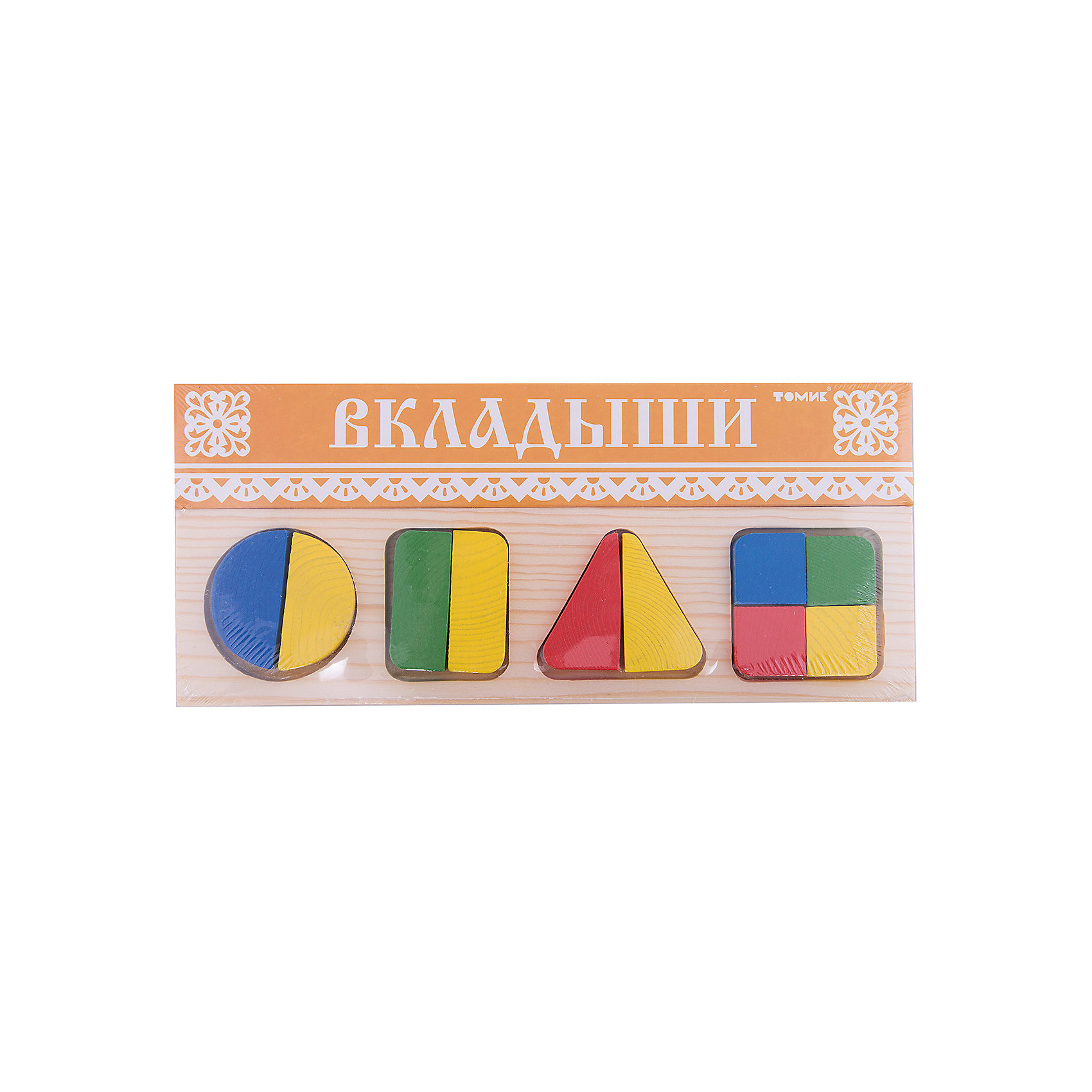 Рамка-вкладыш Геометрия Большая, Томик Рамка-вкладыш Геометрия Большая, ТомикРамки-вкладыши<br>Рамка-вкладыш «Геометрия Большая», Томик поможет ребенку познакомиться с геометрическими фигурами и понять, как из нескольких частей складывается целое.<br><br>Рамка-вкладыш представляет собой прямоугольную рамку с четырьмя углублениями для геометрических фигур – круга, квадрата, прямоугольника и треугольника. Каждая из этих фигур поделена на части. В углубления рамки нужно вставлять подходящие детали, чтобы получить целую фигуру. Так, круг, прямоугольник и треугольник состоят из двух частей, а квадрат из четырех. <br><br>Комплектация:<br>- рамка-вкладыш<br>- 10 элементов<br><br>Дополнительная информация:<br><br>- размер упаковки: 30х13х1,5 см<br>- вес: 255 г<br>- материал: дерево<br><br>Рамка-вкладыш «Геометрия Большая», Томик – полезная игра для ребенка, которая развивает усидчивость, пространственное мышление, мелкую моторику рук.<br><br>Рамку-вкладыш «Геометрия Большая», Томик можно купить в нашем магазине.<br><br>Ширина мм: 300<br>Глубина мм: 130<br>Высота мм: 15<br>Вес г: 270<br>Возраст от месяцев: 12<br>Возраст до месяцев: 36<br>Пол: Унисекс<br>Возраст: Детский<br>SKU: 3574609