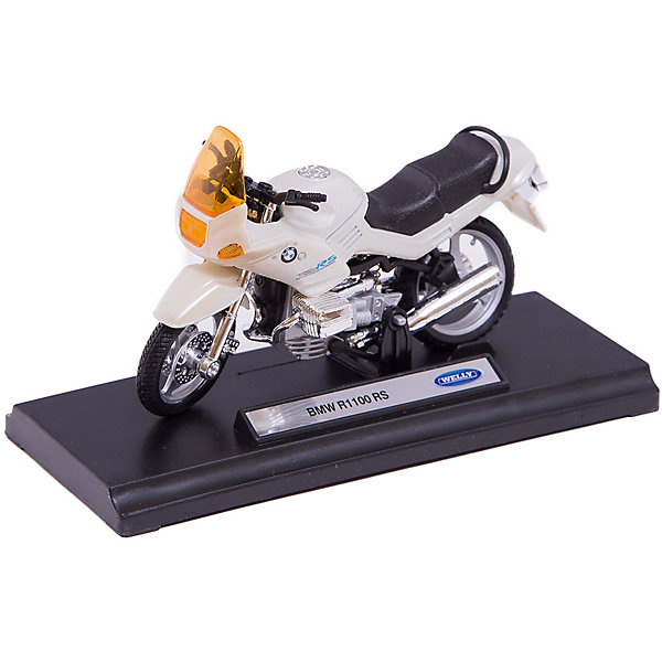 Модель мотоцикла 1:18 BMW R1100RS, Welly Модель мотоцикла 1:18 BMW R1100RS, WellyМашинки<br>Модель мотоцикла 1:18 BMW R1100RS, Welly (Велли) - точная копия настоящего мотоцикла, выполненная из металла и пластика. Корпус выполнен литьевым способом и поэтому модель обладает высокой степенью детализации.<br><br>Миниатюрная модель мотоцикла BMW R1100RS в масштабе 1:18 станет отличным подарком коллекционерам!<br><br>Дополнительная информация:<br><br>- Колёса вращаются, руль поворачивается<br>- Есть прочная подставка, чтобы мотоцикл имел устойчивую опору.<br>- Размер: 17 х 7 х 11 см<br>- Материал: металл, пластик<br>- Вес: 170 г.<br><br>Модель мотоцикла 1:18 BMW R1100RS, Welly (Велли) можно купить в нашем интернет-магазине.<br><br>Ширина мм: 170<br>Глубина мм: 70<br>Высота мм: 110<br>Вес г: 170<br>Возраст от месяцев: 36<br>Возраст до месяцев: 192<br>Пол: Мужской<br>Возраст: Детский<br>SKU: 3593305