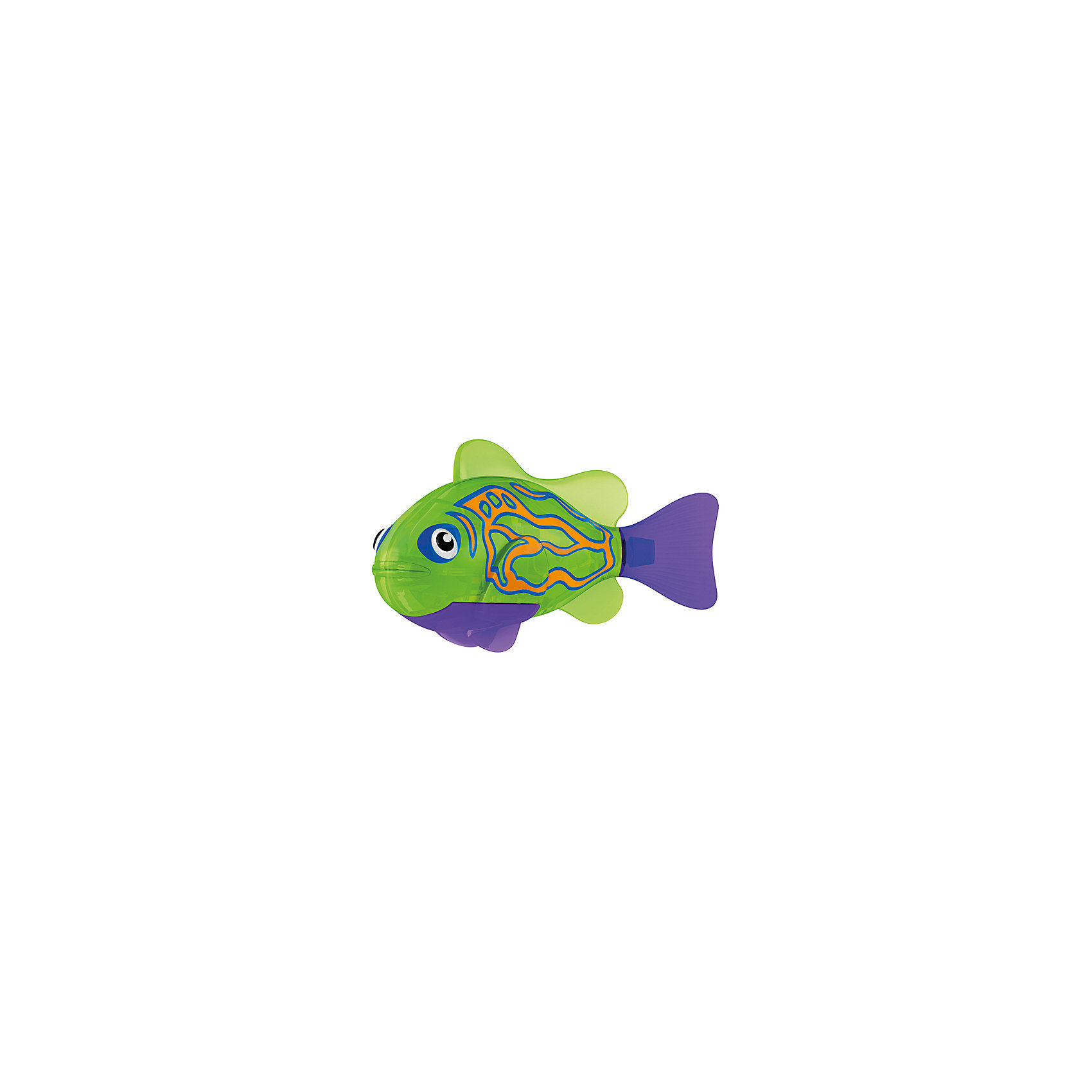 РобоРыбка Мандаринка, RoboFish РобоРыбка Мандаринка, RoboFishРоборыбки и русалки<br>Тропическая РобоРыбка Мандаринка, ZURU (Зуру) – это высокотехнологичная инновационная игрушка, имитирующая движения и повадки рыбы в воде.<br>Тропическая РобоРыбка (Robofish) Мандаринка зеленого цвета с фиолетовыми плавниками и грациозными полосками выглядит очень красиво и напоминает свою родственницу из теплых морей. Для РобоРыбки нужна только ёмкость с водой, и никакого ухода! Автоматический датчик, активирует рыбку в воде. Мягкий силиконовый хвост и электромагнитный мотор позволит ей двигаться в 5 различных направлениях: влево, вправо, вперед, вверх или вниз. Ультразвуковая герметизация на 100% защитит внутренности от проникновения воды. РобоРыбка повторяет повадки настоящих рыб: опускается на дно и всплывает на поверхность, сбивается в стаи с другими роборыбками, трется о стенки аквариума, меняет скорость движения, оплывает преграды. Внутри рыбки в крышке под батарейками находится специальный грузик, регулирующий глубину ее погружения. Для того, чтобы рыбка перестала двигаться нужно достать её из воды и насухо вытереть. Хранить РобоРыбку можно на специальной подставке, которая есть в комплекте. Игрушка выполнена из материалов абсолютно безопасных для здоровья.<br><br>Дополнительная информация:<br><br>- Возраст: для детей от 3 лет<br>- В комплекте: 1 рыбка, подставка, 4 батарейки (две установлены в игрушку и 2 запасные)<br>- Батарейки: тип RL44(A76)<br>- Размер рыбки: 7,5 x 2,0 x 3,5 см.<br>- Материал: пластик с элементами металла и резины<br>- Вес в упаковке: 72 г.<br>- Размер упаковки: 20 x 6,5 x 5 см.<br><br>Тропическая РобоРыбка ( Робофиш) Мандаринка, ZURU (Зуру) - заведите себе аквариум, обитатели которого порадуют и развлекут Вас своими забавными повадками и при этом совсем не потребуют никакого ухода!<br><br>Тропическую РобоРыбку Мандаринка, ZURU (Зуру) можно купить в нашем интернет-магазине.<br><br>Ширина мм: 435<br>Глубина мм: 240<br>Высота мм: 405<br>Вес г: 216<br>Возраст от месяцев: 48<br>Возраст до месяцев: 96<br>Пол: Унисекс<br>Возраст: Детский<br>SKU: 3609989