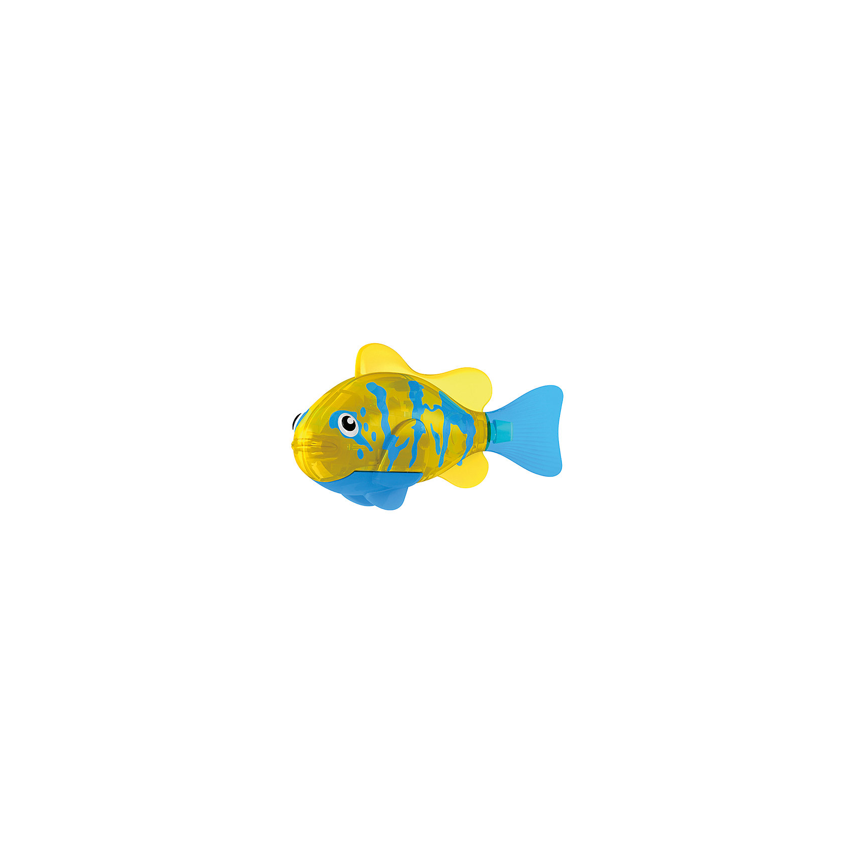 РобоРыбка Белогрудый хирург, RoboFish РобоРыбка Белогрудый хирург, RoboFishРоборыбки и русалки<br>Тропическая РобоРыбка Белогрудый хирург, ZURU (Зуру) – это высокотехнологичная инновационная игрушка, имитирующая повадки рыбы в воде.<br>Тропическая РобоРыбка (Robofish) Белогрудый хирург напоминает свою родственницу из теплых морей. Для РобоРыбки нужна только ёмкость с водой, и никакого ухода! Автоматический датчик, активирует рыбку в воде. Мягкий силиконовый хвост и электромагнитный мотор позволит ей двигаться в 5 различных направлениях: влево, вправо, вперед, вверх или вниз. Ультразвуковая герметизация на 100% защитит внутренности от проникновения воды. РобоРыбка повторяет повадки настоящих рыб: опускается на дно и всплывает на поверхность, сбивается в стаи с другими роборыбками, трется о стенки аквариума, меняет скорость движения, оплывает преграды. Внутри рыбки в крышке под батарейками находится специальный грузик, регулирующий глубину ее погружения. Для того, чтобы рыбка перестала двигаться нужно достать её из воды и насухо вытереть. Хранить РобоРыбку можно на специальной подставке, которая есть в комплекте. Игрушка выполнена из материалов абсолютно безопасных для здоровья.<br><br>Дополнительная информация:<br><br>- Возраст: для детей от 3 лет<br>- В комплекте: 1 рыбка, подставка, 4 батарейки (две установлены в игрушку и 2 запасные)<br>- Батарейки: тип RL44(A76)<br>- Размер рыбки: 7,5 x 2,0 x 3,5 см.<br>- Материал: пластик с элементами металла и резины<br>- Вес в упаковке: 72 г.<br>- Размер упаковки: 20 x 6,5 x 5 см..<br><br>Тропическая РобоРыбка (Робофиш) Белогрудый хирург, ZURU (Зуру) - заведите себе аквариум, обитатели которого порадуют и развлекут Вас своими забавными повадками и при этом совсем не потребуют никакого ухода!<br><br>Тропическую РобоРыбку Белогрудый хирург, ZURU (Зуру) можно купить в нашем интернет-магазине.<br><br>Ширина мм: 435<br>Глубина мм: 240<br>Высота мм: 405<br>Вес г: 216<br>Возраст от месяцев: 48<br>Возраст до месяцев: 96<br>Пол: Мужской<br>Возраст: Детский<br>SKU: 3609990
