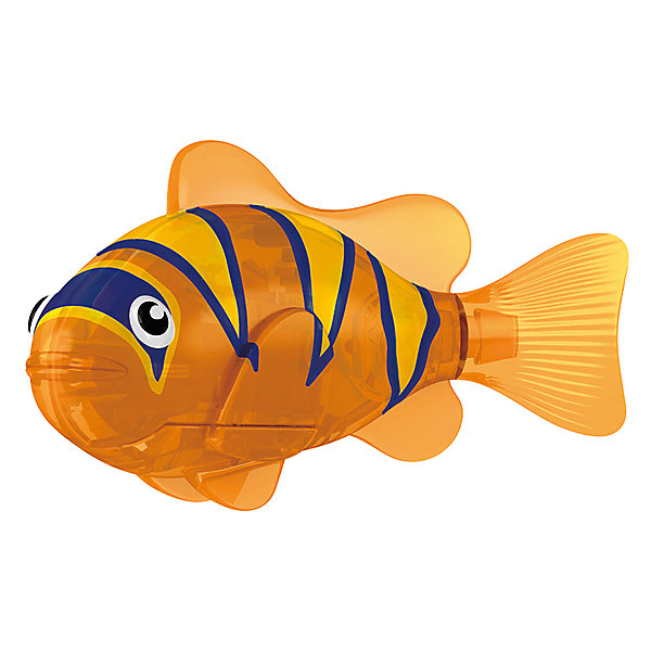 РобоРыбка Бычок, RoboFish РобоРыбка Бычок, RoboFishРоборыбки<br>Тропическая РобоРыбка Бычок, ZURU (Зуру) – это высокотехнологичная инновационная игрушка, имитирующая движения и повадки рыбы в воде.<br>Тропическая РобоРыбка (Robofish) Бычок сине-оранжевой окраски выглядит очень красиво и напоминает свою родственницу из теплых морей. Для РобоРыбки нужна только ёмкость с водой, и никакого ухода! Автоматический датчик, активирует рыбку в воде. Мягкий силиконовый хвост и электромагнитный мотор позволит ей двигаться в 5 различных направлениях: влево, вправо, вперед, вверх или вниз. Ультразвуковая герметизация на 100% защитит внутренности от проникновения воды. РобоРыбка повторяет повадки настоящих рыб: опускается на дно и всплывает на поверхность, сбивается в стаи с другими роборыбками, трется о стенки аквариума, меняет скорость движения, оплывает преграды. Внутри рыбки в крышке под батарейками находится специальный грузик, регулирующий глубину ее погружения. Для того, чтобы рыбка перестала двигаться нужно достать её из воды и насухо вытереть. Хранить РобоРыбку можно на специальной подставке, которая есть в комплекте. Игрушка выполнена из материалов абсолютно безопасных для здоровья.<br><br>Дополнительная информация:<br><br>- Возраст: для детей от 3 лет<br>- В комплекте: 1 рыбка, подставка, 4 батарейки (две установлены в игрушку и 2 запасные)<br>- Батарейки: тип RL44(A76)<br>- Размер рыбки: 7,5 x 2,0 x 3,5 см.<br>- Материал: пластик с элементами металла и резины<br>- Вес в упаковке: 72 г.<br>- Размер упаковки: 20 x 6,5 x 5 см.<br><br>Тропическая РобоРыбка (Робофиш) Бычок, ZURU (Зуру) - заведите себе аквариум, обитатели которого порадуют и развлекут Вас своими забавными повадками и при этом совсем не потребуют никакого ухода!<br><br>Тропическую РобоРыбку Бычок, ZURU (Зуру) можно купить в нашем интернет-магазине.<br><br>Ширина мм: 435<br>Глубина мм: 240<br>Высота мм: 405<br>Вес г: 216<br>Возраст от месяцев: 48<br>Возраст до месяцев: 96<br>Пол: Унисекс<br>Возраст: Детский<br>SKU: 3609991