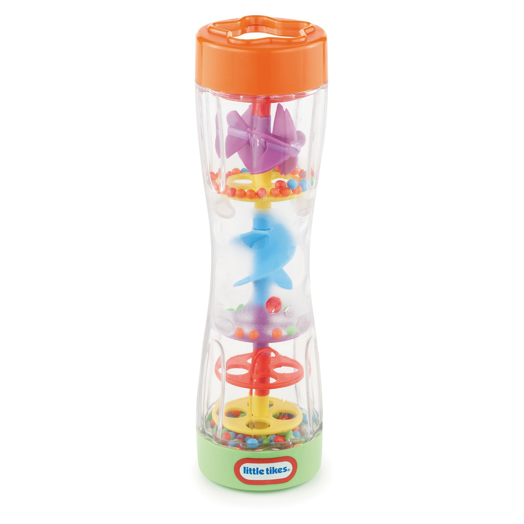 Цветной дождь, Little Tikes Цветной дождь, Little TikesПогремушки<br>Цветной дождь, Little Tikes (Литл Тайкс) – это отличный подарок вашему ребенку.<br>Переверните погремушку «Цветной дождь» и разноцветные шарики будут смешаться через занимательные колесики и спиральки, со звуком дождя. У погремушки удобная форма, она не выскальзывает из рук.<br><br>Дополнительная информация:<br><br>- Материал: пластик<br>- Размер: 22 х 20 х 8 см.<br>- Вес: 348 гр.<br><br>Погремушку «Цветной дождь», Little Tikes (Литл Тайкс) можно купить в нашем интернет-магазине.<br><br>Ширина мм: 80<br>Глубина мм: 220<br>Высота мм: 200<br>Вес г: 348<br>Возраст от месяцев: 6<br>Возраст до месяцев: 12<br>Пол: Унисекс<br>Возраст: Детский<br>SKU: 3624937