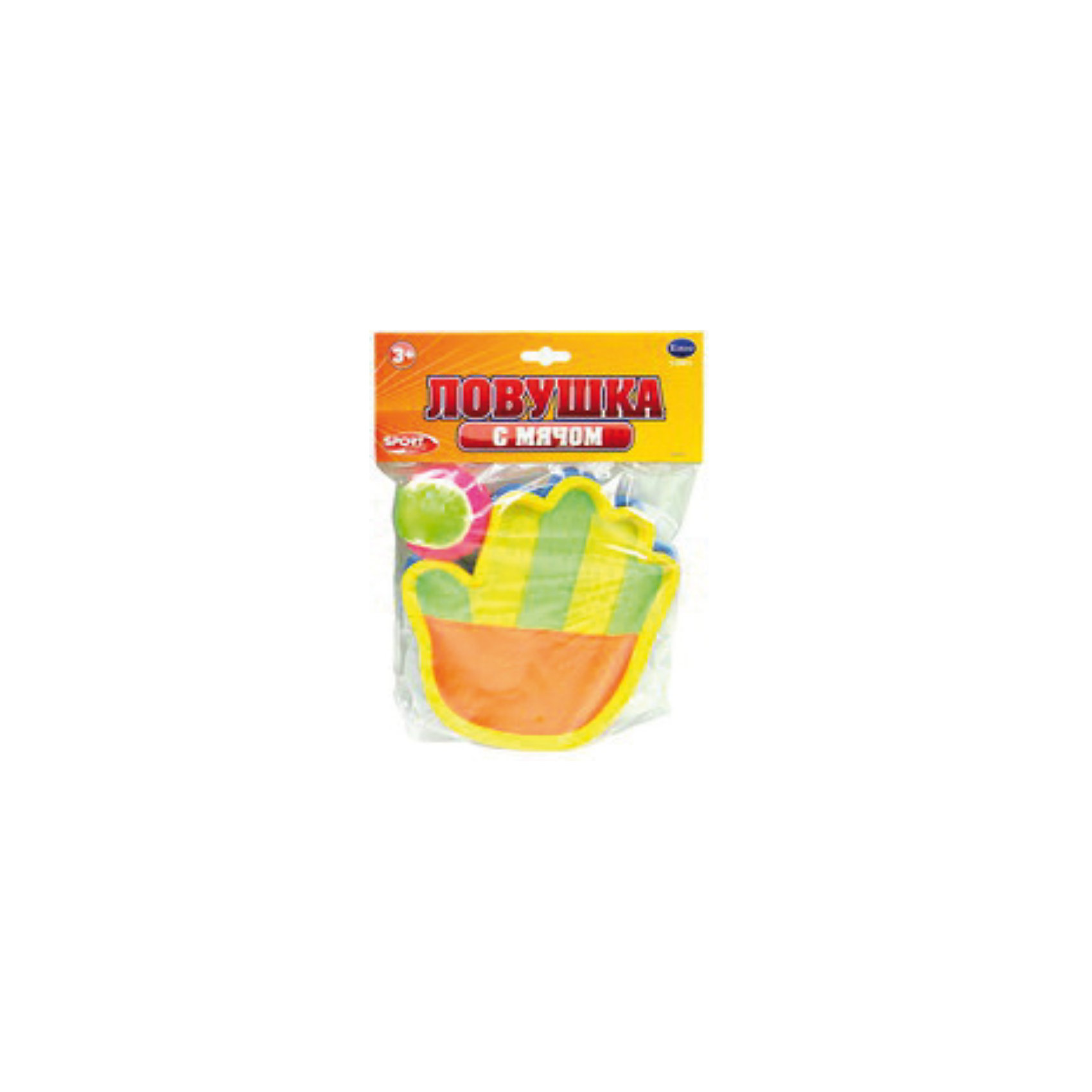 Ловушка с мячом Ловушка с мячомИгровые наборы<br>Игровой набор детский Ловушка с мячом отлично подойдет для игры на открытом воздухе. <br><br>Игрушка представляет собой ловушку с поверхностью покрытой «липучкой», которая одевается на ладонь и мячик с ворсистой поверхностью. Игра заключается в ловле кинутого другим игроком (или отлетевшего от препятствия) мячика с помощью ловушки.<br><br>Комплектация: 2 перчатки-ловушки, мячик<br><br>Дополнительная информация: <br>-Материалы: ПВХ<br>-Размер упаковки: 39х20х3 см<br><br>Это одна из самых веселых игр для свежего воздуха, развивающая ловкость, координацию движений и скорость реакции.<br><br>Ловушку с мячом можно купить в нашем магазине.<br><br>Ширина мм: 390<br>Глубина мм: 200<br>Высота мм: 25<br>Вес г: 285<br>Возраст от месяцев: 36<br>Возраст до месяцев: 180<br>Пол: Унисекс<br>Возраст: Детский<br>SKU: 3676465
