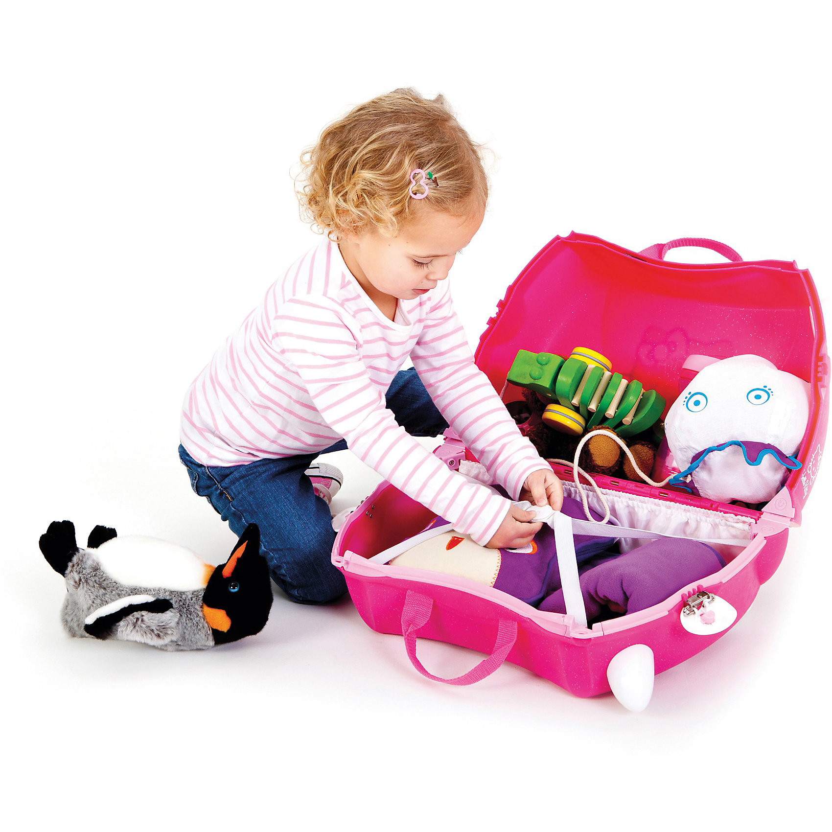 Чемодан на колесиках "Hello Kitty", розовый от myToys Чемодан на колесиках "Hello Kitty", розовый от myToys