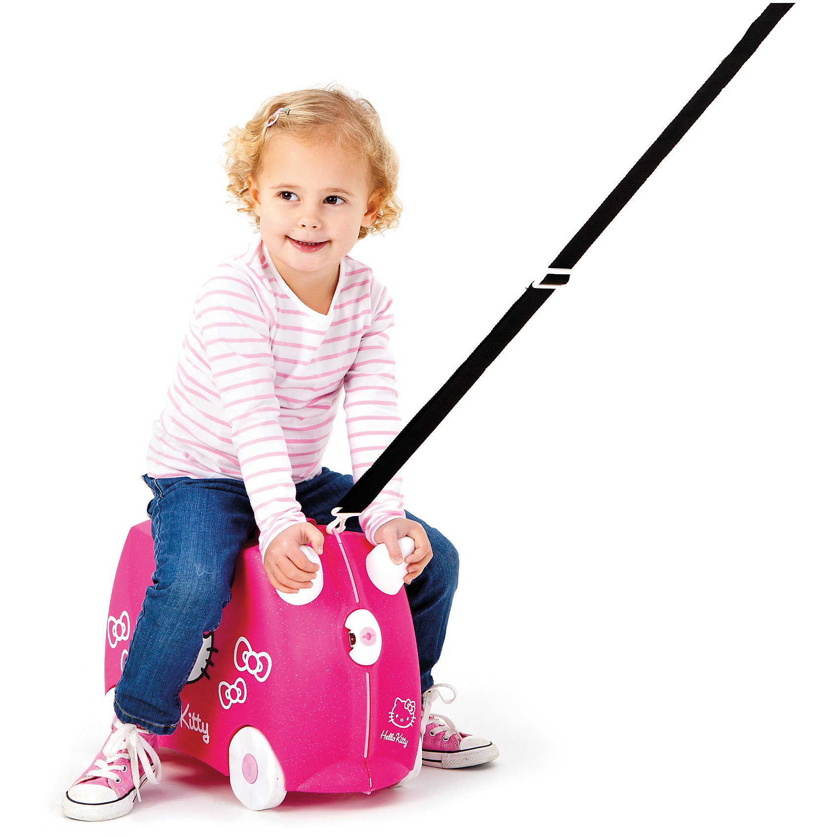 Чемодан на колесиках "Hello Kitty", розовый от myToys Чемодан на колесиках "Hello Kitty", розовый от myToys