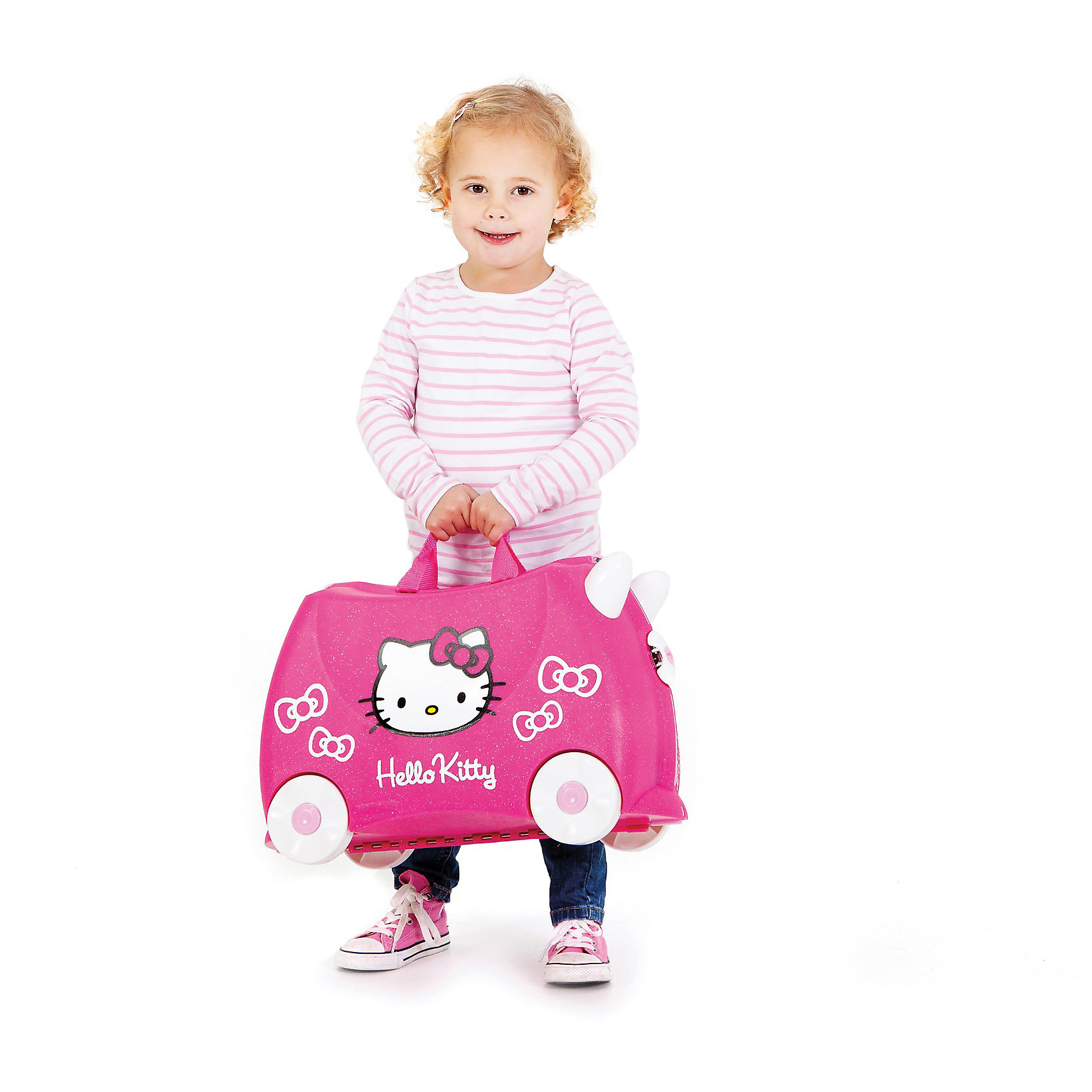 Чемодан на колесиках "Hello Kitty", розовый от myToys Чемодан на колесиках "Hello Kitty", розовый от myToys