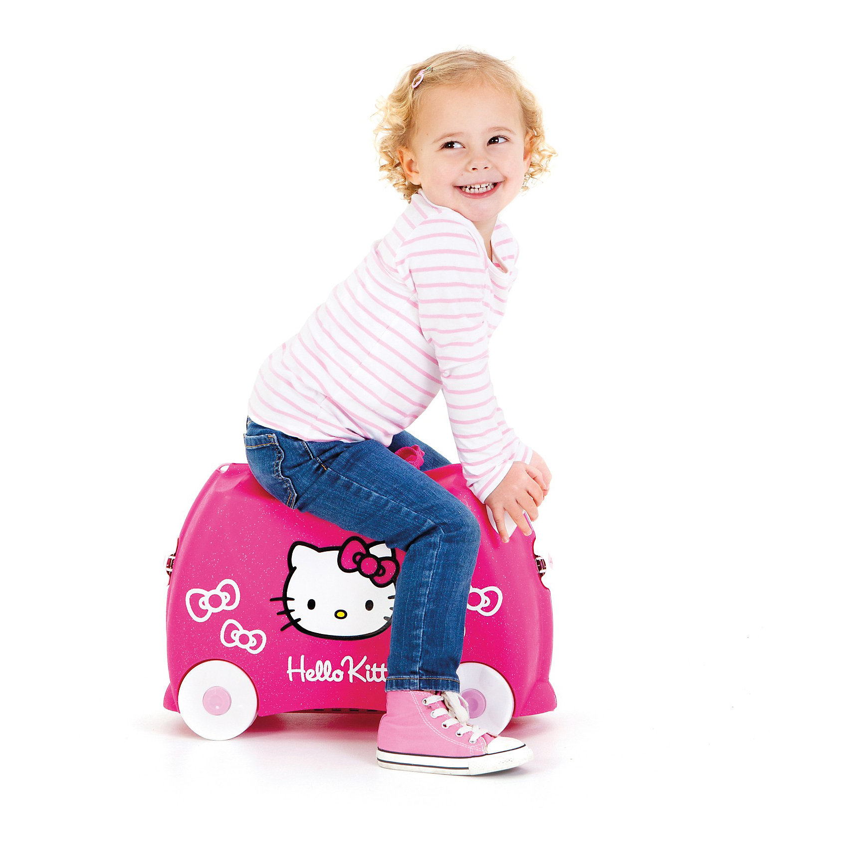 Чемодан на колесиках "Hello Kitty", розовый от myToys Чемодан на колесиках "Hello Kitty", розовый от myToys