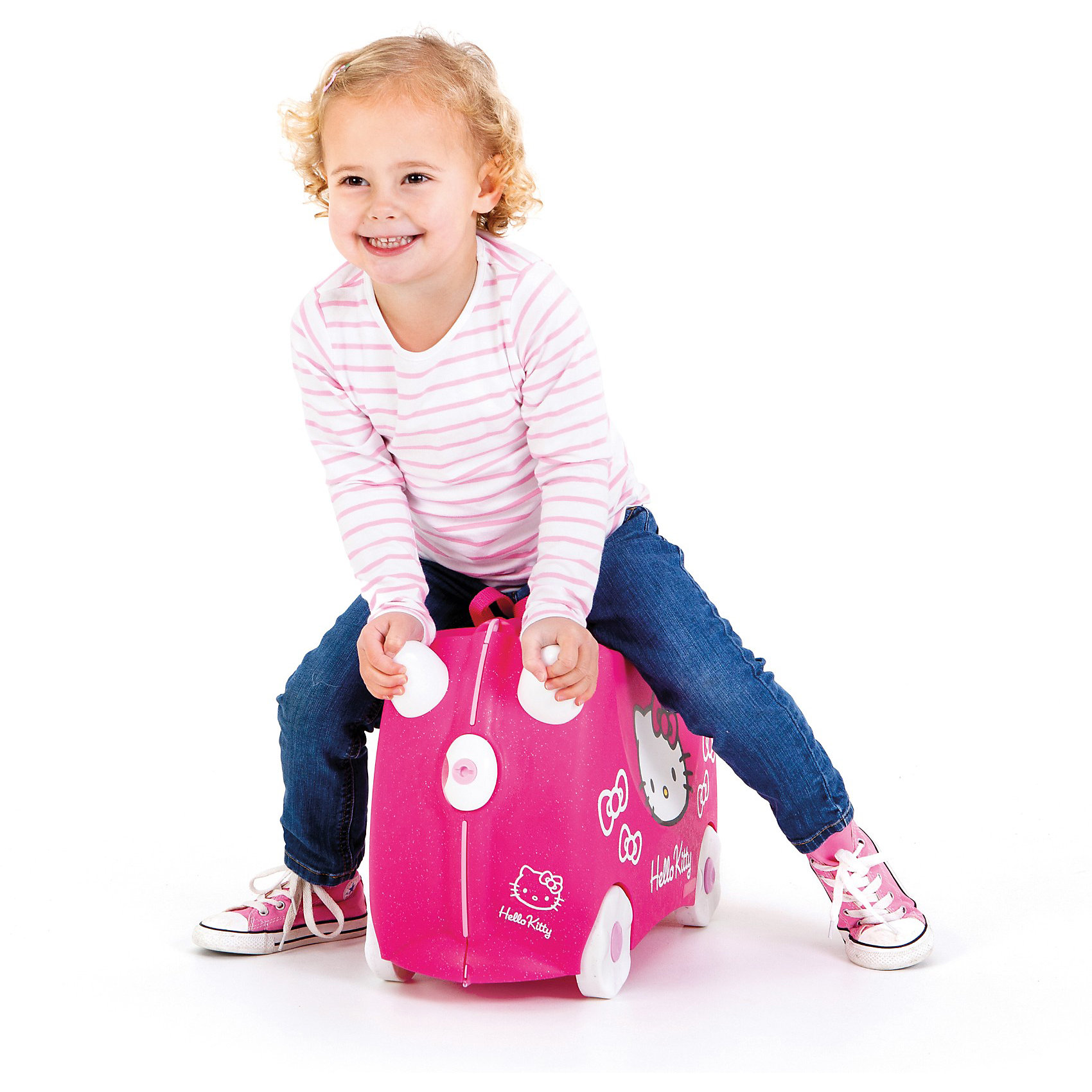 Чемодан на колесиках "Hello Kitty", розовый от myToys Чемодан на колесиках "Hello Kitty", розовый от myToys