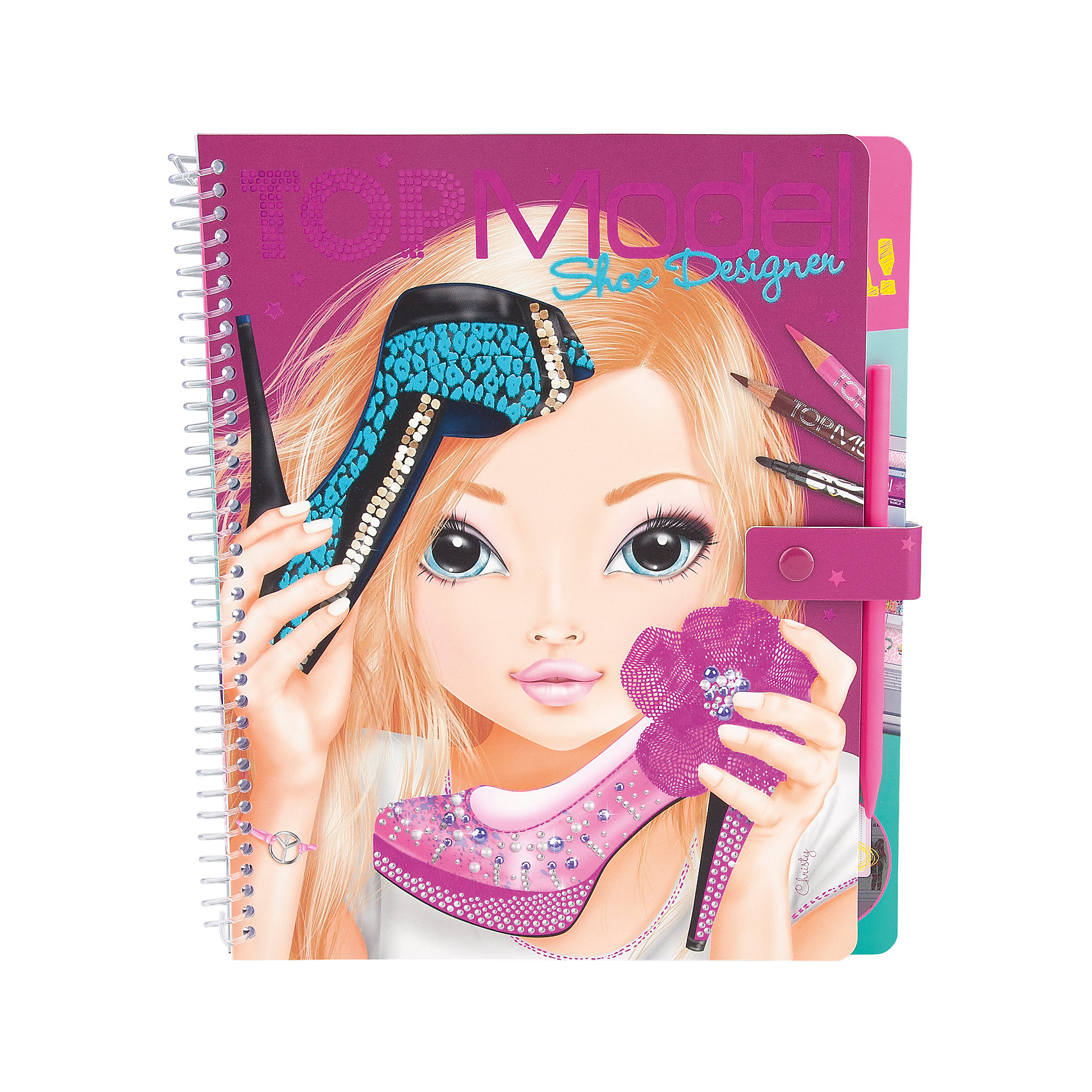 Раскраска Shoe Designer, TOPModel Раскраска Shoe Designer, TOPModelРисование<br>Раскраска Shoe Designer, TOPModel<br><br>Характеристики:<br><br>• Страниц: 60<br>• Наклеек: 4 листа<br>• Дополнительно: 1 палочка для скретч наклеек<br>• Размер: 24х21<br><br>В этом альбоме серии TOPModel содержится полный набор маленького дизайнера стильных туфель. В книге 60 страниц и 4 листа с наклейками. Внутри есть 5 разных вариантов видов обуви, которую можно раскрасить и украсить наклейками. Этот набор позволяет ребенку проявить свою фантазию и развить мелкую моторику. А оригинальный дизайн обложки точно привлечет ребенка.<br><br>Раскраска Shoe Designer, TOPModel можно купить в нашем интернет-магазине.<br><br>Ширина мм: 10<br>Глубина мм: 180<br>Высота мм: 240<br>Вес г: 226<br>Возраст от месяцев: -2147483648<br>Возраст до месяцев: 2147483647<br>Пол: Женский<br>Возраст: Детский<br>SKU: 3725269