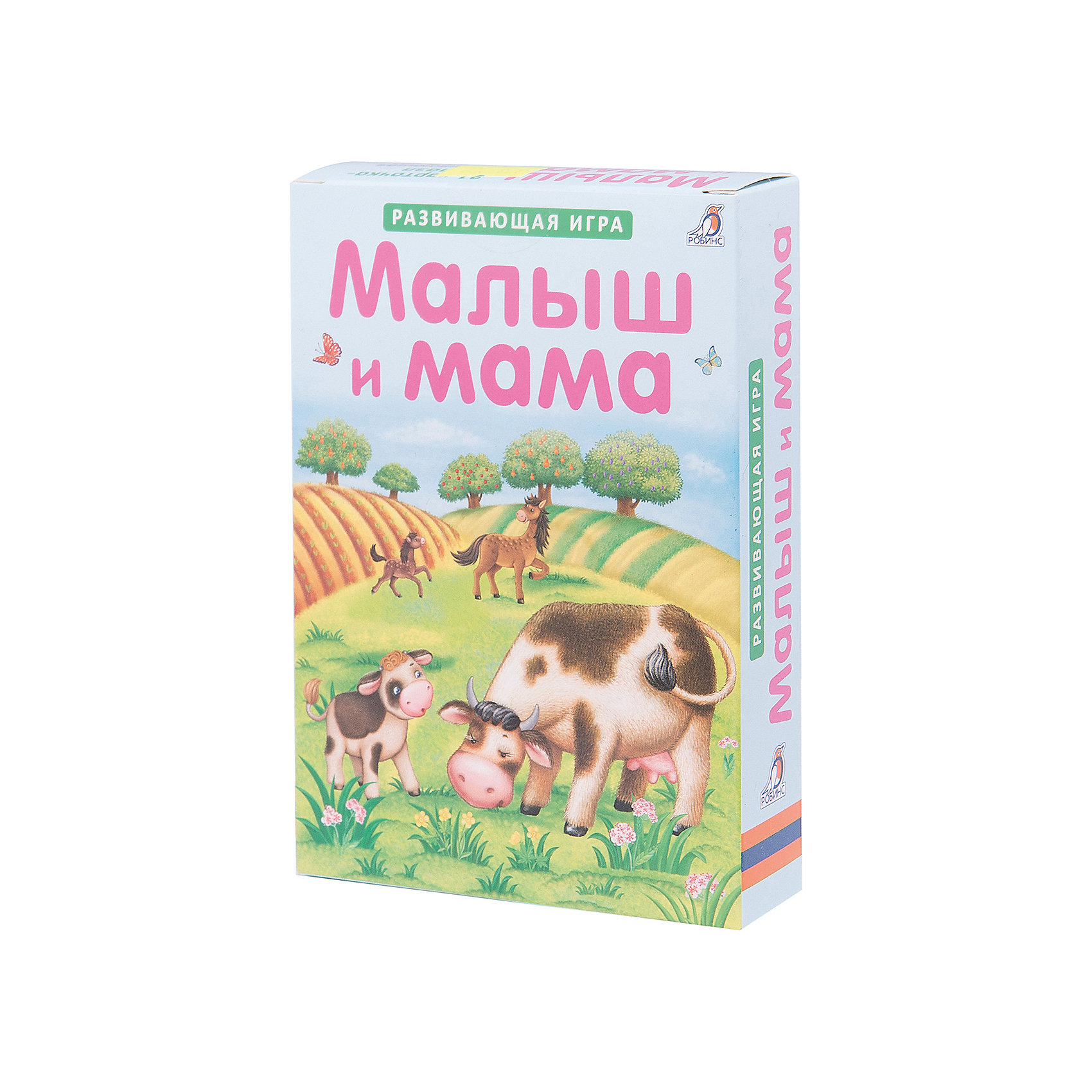 Карточки-пазлы Малыш и мама Карточки-пазлы Малыш и мамаРобинс<br>Пазлы Малыш и мама от Робинс - развивающий красочный игровой набор, который познакомит малыша с миром животных и будет способствовать развитию его ассоциативного мышления и способностей устанавливать логические связи, сравнивать и запоминать. На каждой карточке малыш найдет изображение домашнего или дикого животного и его детеныша, научится отличать их друг от друга. Игровые карточки также полезны для развития мелкой моторики, внимания и воображения.<br><br>Дополнительная информация:<br><br>- Материал: картон. <br>- Художники: Ю. Митченко.<br>- Иллюстрации: цветные.<br>- Объем: 21 карточка в картонной коробке.<br>- Размер упаковки: 15,4 x 11,2 см.<br>- Вес: 0,282 кг.<br><br>Набор пазлов Малыш и мама, Робинс можно купить в нашем интернет-магазине.<br><br>Ширина мм: 154<br>Глубина мм: 30<br>Высота мм: 112<br>Вес г: 282<br>Возраст от месяцев: 36<br>Возраст до месяцев: 60<br>Пол: Унисекс<br>Возраст: Детский<br>SKU: 3733259