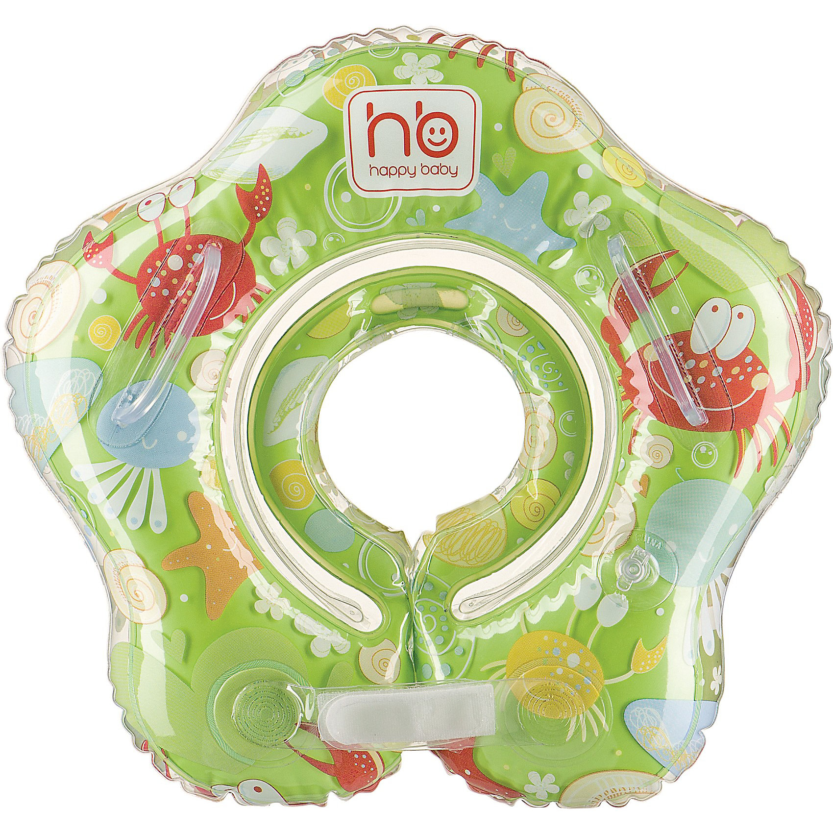Надувной круг на шею SWIMMER, Happy Baby Надувной круг на шею SWIMMER, Happy BabyКруги для купания малыша<br>Детский надувной круг на шею SWIMMER, Happy Baby предназначен для купания детей с самого рождения, когда ребенок еще не в состоянии самостоятельно держать головку, и до 1 года. Плавательный круг поддерживает головку ребенка на поверхности воды и делает процедуру купания легкой и приятной. Его легко надевать и снимать. Способствует уменьшению тревожности в период пребывании ребенка в воде, а также поможет ему в будущем быстрее научиться плавать самостоятельно. Круг изготовлен из высококачественных материалов, удовлетворяющих требованиям безопасности детских товаров.<br><br>Дополнительная информация:<br><br>- Эффект погремушки<br>- Удобная и надежная фиксация<br>- Безопасный шов<br>- Материал: ПВХ<br>- Максимальный вес ребенка: 10 кг.<br>- Размер упаковки: 20 х 3,5 х 15 см.<br>- Диаметр внешнего круга: 36 см.<br><br>Детский надувной круг на шею SWIMMER, Happy Baby (Хэппи Беби) можно купить в нашем интернет-магазине.<br><br>Ширина мм: 35<br>Глубина мм: 150<br>Высота мм: 200<br>Вес г: 200<br>Возраст от месяцев: 0<br>Возраст до месяцев: 12<br>Пол: Унисекс<br>Возраст: Детский<br>SKU: 3739114