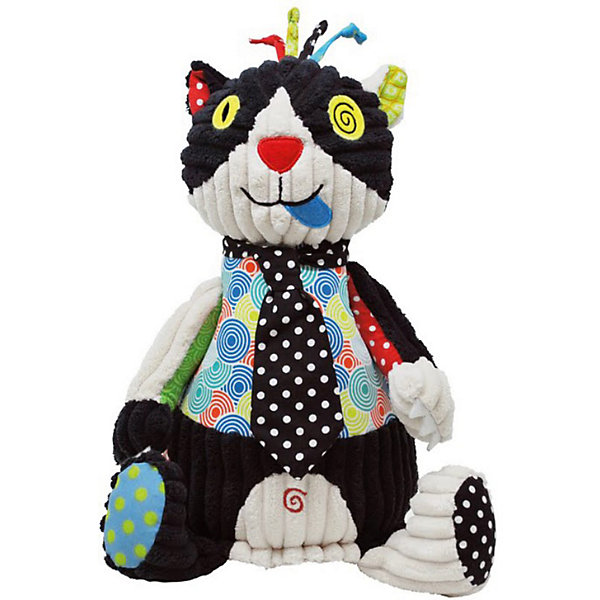 Игрушка Котик Charlos, Deglingos Игрушка Котик Charlos, DeglingosМягкие игрушки животные<br>Эксклюзивная игрушка Котик Charlos, Deglingos - лучший подарок не только детям, но и взрослым.<br>Мягкая дизайнерская игрушка Кот Charlos с элементами ручной вышивки сразу покорит сердце вашего малыша! Все детали на котике вышиты. Кот Charlos завоевывает симпатию экстравагантным и необычным видом. Игрушка порадует ее обладателя ручной работой, высоким уровнем исполнения и достойным выбором первоклассных материалов, взятых для ее изготовления.<br><br>Дополнительная информация:<br><br>- Материалы: велюр, вельвет, ситец, драп, мешковина<br>- Наполнитель: полиэстер<br>- Лапы котика вращаются<br>- Высота котика: 27 см.<br><br>Игрушку Котик Charlos, Deglingos можно купить в нашем интернет-магазине.<br><br>Ширина мм: 120<br>Глубина мм: 120<br>Высота мм: 350<br>Вес г: 230<br>Возраст от месяцев: 24<br>Возраст до месяцев: 120<br>Пол: Унисекс<br>Возраст: Детский<br>SKU: 3771799