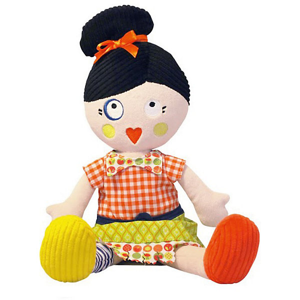 Кукла Mistinguette Henriette, Deglingos Кукла Mistinguette Henriette, DeglingosDeglingos<br>Мягкая дизайнерская кукла Henriette (Генриетта) Deglingos с элементами ручной вышивки сразу покорит сердце вашей малышки! В игрушке использованы высококачественные материалы: велюр, вельвет, ситец, драп, мешковина. Все детали куклы вышиты вручную. Кукла Генриетта завоевывает симпатию, экстравагантным и необычным видом. Генриетта настоящая парижанка, у нее свой неповторимый стиль. Игрушка порадует ее обладателя ручной работой, высоким уровнем исполнения и достойным выбором первоклассных материалов, взятых для ее изготовления.<br>Мягкой необычной кукле будет рад и ребенок, у которого появится новая подружка, и взрослый, который порадуется оригинальному подарку.<br><br>Дополнительная информация:<br><br>- Все детали куклы вышиты вручную.<br>- Материалы: велюр, вельвет, ситец, драп, мешковина.<br>- Наполнитель: полиэстер<br>- Высота куклы: 34 см.<br>- Упакована в яркую подарочную коробку<br>- Размер упаковки: 10х15х23 см.<br>- Вес: 600 гр.<br><br>Куклу Mistinguette Henriette, Deglingos можно купить в нашем интернет-магазине.<br><br>Ширина мм: 100<br>Глубина мм: 150<br>Высота мм: 230<br>Вес г: 600<br>Возраст от месяцев: 36<br>Возраст до месяцев: 120<br>Пол: Женский<br>Возраст: Детский<br>SKU: 3771806