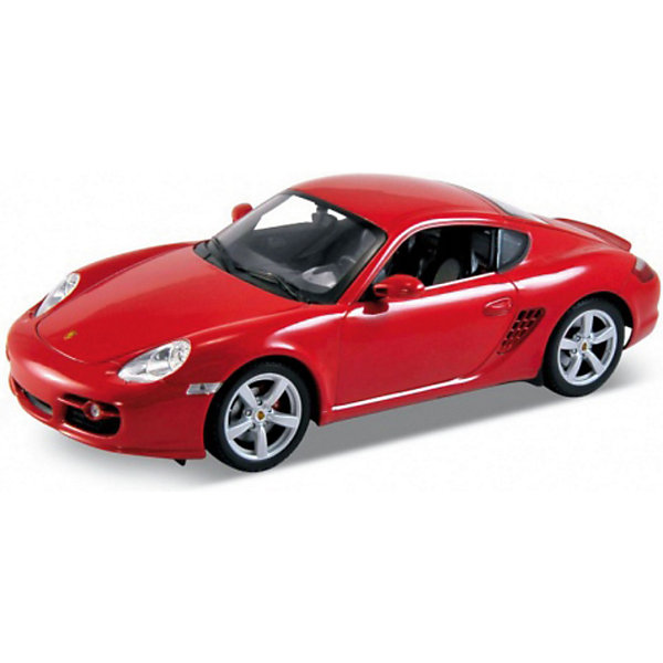 Модель машины 1:18 Porsche Cayman S, Welly Модель машины 1:18 Porsche Cayman S, WellyМашинки<br>Модель машины Porsche Cayman S от Welly (Велли) станет замечательным подарком для автолюбителей всех возрастов. В коллекции масштабных моделей Welly представлено все многообразие автотехники: ретро-автомобили, легковые автомобили различных марок, грузовики, автомобили городских служб и многие другие. Все машинки отличаются высокой степенью детализации и тщательной проработкой всех элементов.<br><br>Машинка Porsche Cayman S - это точная копия оригинального автомобиля в масштабе 1:18. Немецкий автомобиль купе Porsche Cayman S отличается спортивным дизайном, скоростью и маневренностью. Модель от Welly оснащена прочным лобовом стеклом, зеркалами заднего вида, тщательно проработанными панелью управления и двигателем. Двери, багажник и капот открываются, а колеса можно поворачивать с помощью руля. Корпус машинки выполнен из металла, а отделка салона и декоративные элементы из пластика.<br><br><br>Дополнительная информация:<br><br>- Материал: металл, пластик, колеса прорезиненные.<br>- Масштаб: 1:18.<br>- Размер: 14 х 34 х 16 см.<br>- Вес: 1,3 кг. <br><br>Модель машины Porsche Cayman S, Welly можно купить в нашем интернет-магазине.<br><br>Ширина мм: 330<br>Глубина мм: 160<br>Высота мм: 140<br>Вес г: 1090<br>Возраст от месяцев: 36<br>Возраст до месяцев: 192<br>Пол: Мужской<br>Возраст: Детский<br>SKU: 3777877