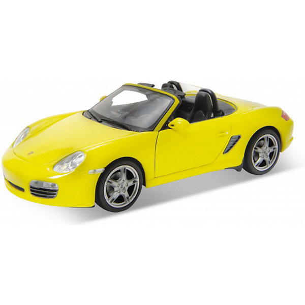 Модель машины 1:24 Porsche Boxster S, convertible., Welly Модель машины 1:24 Porsche Boxster S, convertible., WellyМашинки<br>Модель машины Porsche Boxster S, convertible от Welly (Велли) станет замечательным подарком для автолюбителей всех возрастов. В коллекции масштабных моделей Welly представлено все многообразие автотехники: ретро-автомобили, легковые автомобили различных марок, грузовики, автомобили городских служб и многое другое. Все машинки отличаются высокой степенью детализации и тщательной проработкой всех элементов.<br><br>Машинка Porsche Boxster S, convertible представляет собой точную копию оригинального автомобиля в масштабе 1:24. Porsche Boxster S Convertible это мощный спортивный автомобиль, он был выпущен в 2008 году и является одним из самых дорогих автомобилей в мире. Модель от Welly оснащена прочным лобовым стеклом и зеркалами заднего вида, интерьер салона, двигатель и органы управления тщательно проработаны. Двери и капот открываются, колеса поворачиваются. Корпус машинки выполнен из металла, а отделка салона и декоративные элементы из пластика.<br><br>Дополнительная информация:<br><br>- Материал: металл, пластик, колеса прорезиненные.<br>- Масштаб: 1:24.<br>- Размер модели: 8 х 17 х 5 см.<br>- Размер упаковки: 11 х 23 х 10 см.<br>- Вес: 0,6 кг. <br><br>Модель машины Porsche Boxster S, convertible, Welly можно купить в нашем интернет-магазине.<br><br>Ширина мм: 230<br>Глубина мм: 110<br>Высота мм: 110<br>Вес г: 485<br>Возраст от месяцев: 36<br>Возраст до месяцев: 192<br>Пол: Мужской<br>Возраст: Детский<br>SKU: 3777885