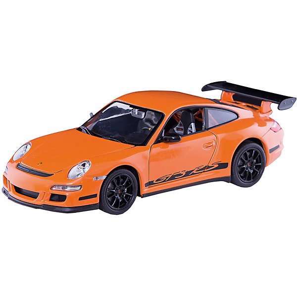 Модель машины 1:24 PORSCHE 911 (997) GT3 RS, Welly Модель машины 1:24 PORSCHE 911 (997) GT3 RS, WellyМашинки<br>Модель машины Porsche 911 (997) GT3 RS от Welly (Велли) станет замечательным подарком для автолюбителей всех возрастов. В коллекции масштабных моделей Welly представлено все многообразие автотехники: ретро-автомобили, легковые автомобили различных марок, грузовики, автомобили городских служб и многое другое. Все машинки отличаются высокой степенью детализации и тщательной проработкой всех элементов.<br><br>Спорткар Porsche 911 (997) GT3 RS представляет собой точную копию настоящего автомобиля в масштабе 1:24. Немецкий автомобиль Porsche 997 появился в 2004 году и выпускается и поныне, отличается спортивным дизайном, скоростью и маневренностью. Модель от Welly оснащена прочными стеклами и зеркалами заднего вида, интерьер<br>салона, двигатель и органы управления тщательно проработаны. Двери и капот открываются, колеса вращаются. Корпус машинки выполнен из металла, а отделка салона и декоративные элементы из пластика.<br><br>Дополнительная информация:<br><br>- Материал: металл, пластик, колеса прорезиненные.<br>- Масштаб: 1:24.<br>- Размер упаковки: 11 х 23 х 10 см.<br>- Вес: 0,48 кг. <br><br>Модель машины Porsche 911 (997) GT3 RS, Welly можно купить в нашем интернет-магазине.<br><br>Ширина мм: 230<br>Глубина мм: 110<br>Высота мм: 100<br>Вес г: 477<br>Возраст от месяцев: 36<br>Возраст до месяцев: 192<br>Пол: Мужской<br>Возраст: Детский<br>SKU: 3777888