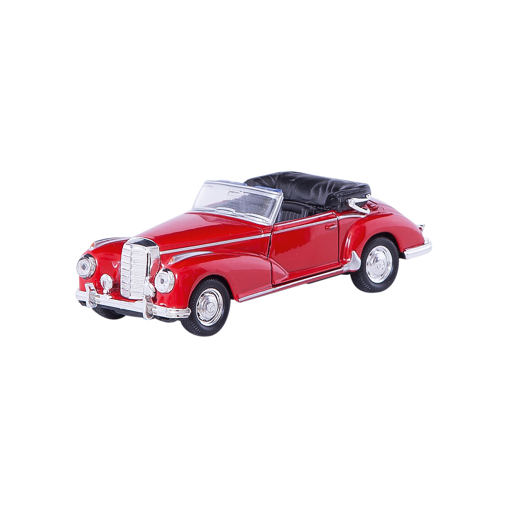 Модель винтажной машины 1:34-39 Mercedes-Benz 300S 1955, Welly Модель винтажной машины 1:34-39 Mercedes-Benz 300S 1955, WellyКоллекционные модели<br>Модель винтажной машины Mercedes-Benz 300S 1955, Welly (Велли) станет замечательным подарком для автолюбителей и коллекционеров всех возрастов. В коллекции масштабных моделей Welly представлено все многообразие автотехники: ретро-автомобили, легковые автомобили различных марок, грузовики, автомобили городских служб и многое другое. Все машинки отличаются высокой степенью детализации и тщательной проработкой всех элементов.<br><br>Машинка Mercedes-Benz 300S 1955 представляет собой точную копию настоящего ретро-автомобиля в масштабе 1:34-39. Модель от Welly оснащена прочным лобовым стеклом, интерьер салона и органы управления тщательно проработаны. Передние двери открываются, руль не вращается. Автомобиль снабжен инерционным механизмом, ускоряется при толчке. Корпус модели выполнен из металла, а отделка салона и декоративные элементы из пластика.<br><br>Дополнительная информация:<br><br>- Материал: металл, пластик, колеса прорезиненные.<br>- Масштаб: 1:34-39.<br>- Размер упаковки: 15 х 6 х 12 см.<br>- Вес: 0,15 кг. <br><br>Модель винтажной машины Mercedes-Benz 300S 1955, Welly можно купить в нашем интернет-магазине.<br><br>Ширина мм: 150<br>Глубина мм: 60<br>Высота мм: 110<br>Вес г: 160<br>Возраст от месяцев: 36<br>Возраст до месяцев: 192<br>Пол: Мужской<br>Возраст: Детский<br>SKU: 3777910