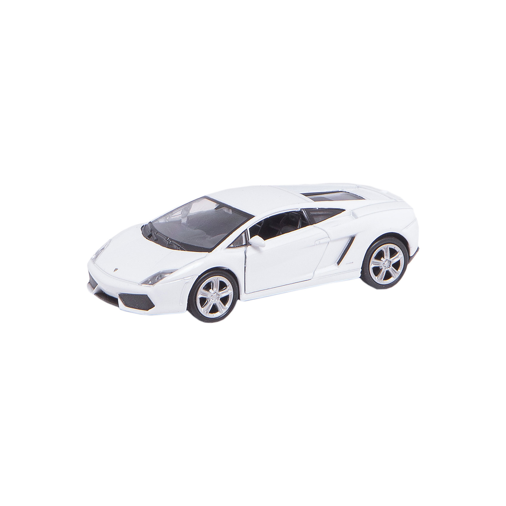 Модель машины 1:34-39 Lamborghini Gallardo, Welly Модель машины 1:34-39 Lamborghini Gallardo, WellyКоллекционные модели<br>Модель машины Lamborghini Gallardo от Welly (Велли) станет замечательным подарком для автолюбителей всех возрастов. В коллекции масштабных моделей Welly представлено все многообразие автотехники: ретро-автомобили, легковые автомобили различных марок, грузовики, автомобили городских служб и многие другие. Все машинки отличаются высокой степенью детализации и тщательной проработкой всех элементов.<br><br>Машинка Ламборджини Галлардо - это точная копия оригинального спорткара в масштабе 1:34-39. Автомобиль купе Lamborghini Gallardo дебютировал в 2003 году на Автошоу в Женеве, у него оригинальный спортивный дизайн, высокая скоростью и маневренность. Модель от Welly оснащена прочными стеклами и зеркалами заднего вида, интерьер салона и органы управления тщательно проработаны. Передние двери открываются. Автомобиль снабжен инерционным механизмом, ускоряется при толчке. Корпус машинки выполнен из металла, а отделка салона и декоративные элементы из пластика.<br><br>Дополнительная информация:<br><br>- Материал: металл, пластик, колеса прорезиненные.<br>- Масштаб: 1:34-39.<br>- Размер упаковки: 15 х 6 х 12 см.<br>- Вес: 0,15 кг. <br><br>Внимание: товар представлен в ассортименте. К сожалению, выбрать определенный цвет заранее не представляется возможным.<br><br>Модель машины Lamborghini Gallardo, Welly можно купить в нашем интернет-магазине.<br><br>Ширина мм: 150<br>Глубина мм: 60<br>Высота мм: 110<br>Вес г: 156<br>Возраст от месяцев: 36<br>Возраст до месяцев: 192<br>Пол: Мужской<br>Возраст: Детский<br>SKU: 3777919