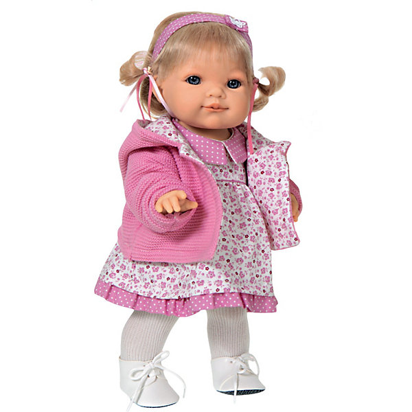 Кукла Эвита в розовом, 38 см, Munecas Antonio Juan