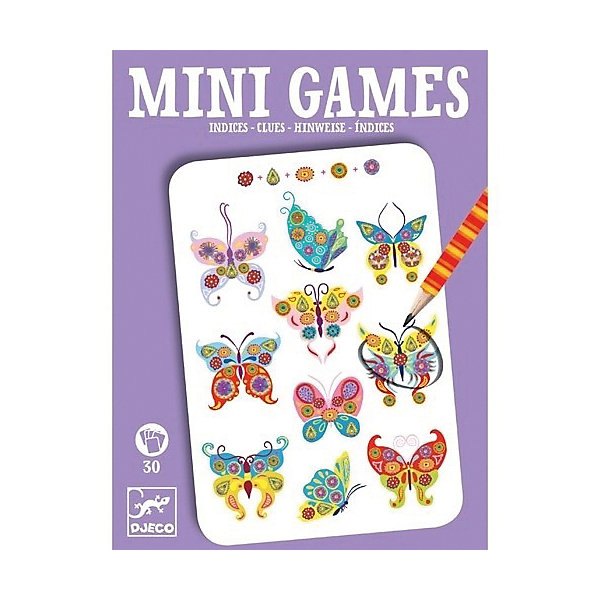 Мини игра Подсказки Феодоры, DJECO Мини игра Подсказки Феодоры, DJECOИгры в дорогу<br>Забудьте о скучных путешествиях вместе с замечательной игрой Подсказки Феодоры от DJECO (Джеко). Теперь в мини формате! Игра очень красивая и компактная, поэтому она - идеальный спутник для маленького непоседы. В комплекте 30 игровых карточек на которых нарисованы любимые детьми забавные картинки. Ребенку необходимо изучить все подсказки и найти картинку, соответствующую этим подсказкам. Эта карточная игра не такая простая, как кажется на первый взгляд, для того, чтобы выполнить задание, необходимо быть внимательным и хорошо сконцентрироваться. Игра настолько увлекательная, что ее можно использовать и для целой компании, находя нужную картинку на скорость. Очень важно развивать у малыша внимание, усидчивость и логику. А лучше делать все это во время увлекательной игры, которая никогда не надоедает, ведь в наборе карточки с занимательными сюжетами!<br><br>Дополнительная информация: <br><br>- В наборе: 30 игровых карточек, карандаш;<br>- Удобно брать в путешествия;<br>- Можно играть одному или с компанией ;<br>- Отличный подарок;<br>- Понравится и взрослым и детям;<br>- Игра продается в красивой картонной коробке;<br>- Размер упаковки: 11 х 15 х 2 см;<br>- Вес: 250 г<br><br>Мини игру Подсказки Феодоры, DJECO (Джеко) можно купить в нашем интернет-магазине.<br><br>Ширина мм: 110<br>Глубина мм: 150<br>Высота мм: 13<br>Вес г: 170<br>Возраст от месяцев: 72<br>Возраст до месяцев: 144<br>Пол: Унисекс<br>Возраст: Детский<br>SKU: 3778411