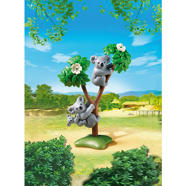 Зоопарк: Семья Коал, PLAYMOBIL Зоопарк: Семья Коал, PLAYMOBILПластмассовые конструкторы<br><br><br>Ширина мм: 174<br>Глубина мм: 121<br>Высота мм: 30<br>Вес г: 30<br>Возраст от месяцев: 48<br>Возраст до месяцев: 120<br>Пол: Унисекс<br>Возраст: Детский<br>SKU: 3786380