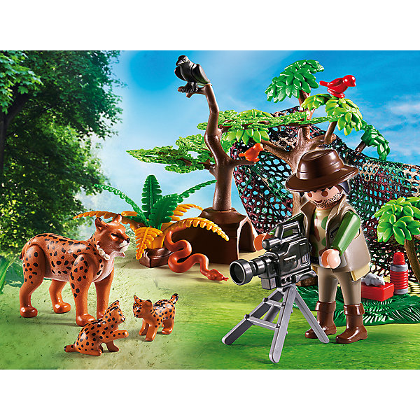 В Поисках Приключений: Семья Рысей с кинооператором, PLAYMOBIL В Поисках Приключений: Семья Рысей с кинооператором, PLAYMOBILПластмассовые конструкторы<br><br><br>Ширина мм: 193<br>Глубина мм: 147<br>Высота мм: 99<br>Вес г: 219<br>Возраст от месяцев: 48<br>Возраст до месяцев: 120<br>Пол: Унисекс<br>Возраст: Детский<br>SKU: 3786447