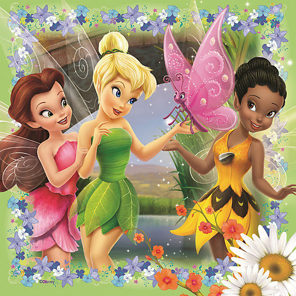 Пазл «Феи» набор из 25*36*49 деталей, Ravensburger Пазл «Феи» набор из 25*36*49 деталей, RavensburgerПазлы для малышей<br>Собирать пазл «Феи» от Ravensburger (Равенсбургер) - это просто праздник для девочки. Феи Диснея (Disney) олицетворение красоты, нежности и доброты! Раньше малышка могла наблюдать за приключениями любимых героинь только с экрана, теперь может собрать картинки из их жизни у себя дома. В замечательном наборе 3 пазла. На них изображены феи в своих прекрасных нарядах. Картинки крупные и яркие, поэтому девочка будет с удовольствием собирать их снова и снова! Картинки получаются настолько яркими и привлекательными, что их можно использовать, как украшение комнаты, стоит только наклеить пазлы на картон. Вас порадует, что плотный картон, из которого состоит пазл не мнется во время сборки, яркая картинка защищена от расслаивания, благодаря чему такой пазл способен служить долгое время.<br>Набор пазлов Феи от Ravensburger (Равенсбургер) - это полезное и увлекательное занятие для всей семьи!<br> <br>Дополнительная информация:<br><br>- Набор из 3 пазлов;<br>- Развивает моторику и внимание;<br>- Прекрасный подарок любительнице мультфильмов Диснея (Disney);<br>- Матовая поверхность исключает отблески;<br>- Очень качественные элементы не расслаиваются;<br>- Материал: картон;<br>- Размер готовой картинки: 18 х 18 см;<br>- Размер упаковки: 22 х 22 х 7 см;<br>- Вес: 325 г<br><br>Пазл «Феи» набор из 25*36*49 деталей, Ravensburger (Равенсбургер) можно купить в нашем интернет-магазине.<br><br>Ширина мм: 220<br>Глубина мм: 220<br>Высота мм: 70<br>Вес г: 315<br>Возраст от месяцев: 48<br>Возраст до месяцев: 84<br>Пол: Унисекс<br>Возраст: Детский<br>Количество деталей: 25<br>SKU: 3787602