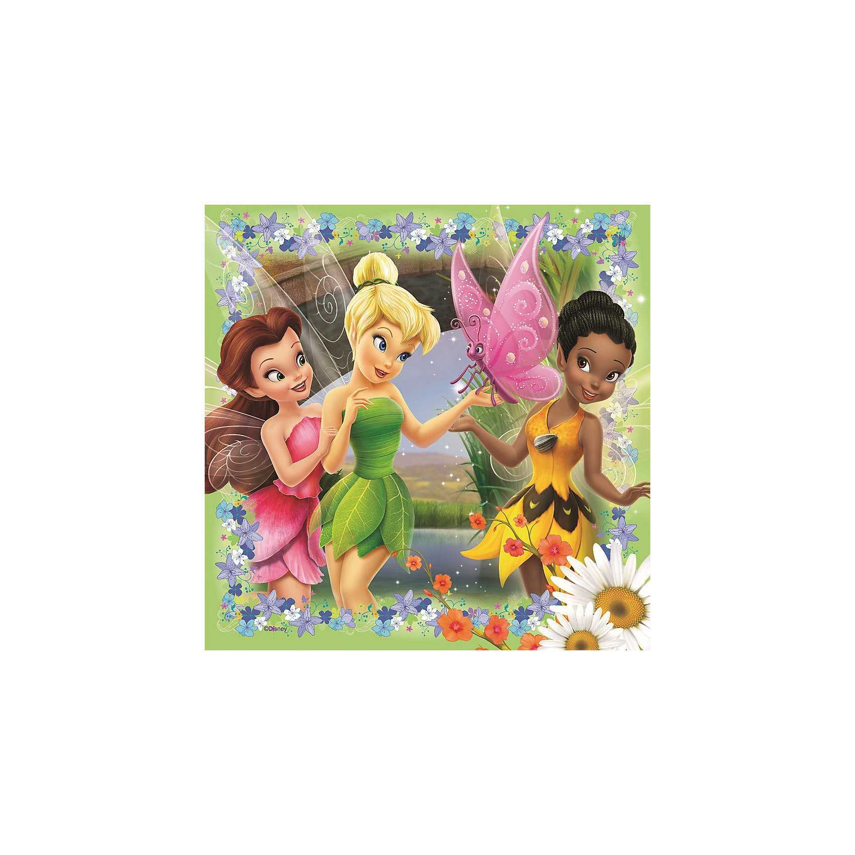 Пазл «Феи» набор из 25*36*49 деталей, Ravensburger Пазл «Феи» набор из 25*36*49 деталей, RavensburgerПазлы для малышей<br>Собирать пазл «Феи» от Ravensburger (Равенсбургер) - это просто праздник для девочки. Феи Диснея (Disney) олицетворение красоты, нежности и доброты! Раньше малышка могла наблюдать за приключениями любимых героинь только с экрана, теперь может собрать картинки из их жизни у себя дома. В замечательном наборе 3 пазла. На них изображены феи в своих прекрасных нарядах. Картинки крупные и яркие, поэтому девочка будет с удовольствием собирать их снова и снова! Картинки получаются настолько яркими и привлекательными, что их можно использовать, как украшение комнаты, стоит только наклеить пазлы на картон. Вас порадует, что плотный картон, из которого состоит пазл не мнется во время сборки, яркая картинка защищена от расслаивания, благодаря чему такой пазл способен служить долгое время.<br>Набор пазлов Феи от Ravensburger (Равенсбургер) - это полезное и увлекательное занятие для всей семьи!<br> <br>Дополнительная информация:<br><br>- Набор из 3 пазлов;<br>- Развивает моторику и внимание;<br>- Прекрасный подарок любительнице мультфильмов Диснея (Disney);<br>- Матовая поверхность исключает отблески;<br>- Очень качественные элементы не расслаиваются;<br>- Материал: картон;<br>- Размер готовой картинки: 18 х 18 см;<br>- Размер упаковки: 22 х 22 х 7 см;<br>- Вес: 325 г<br><br>Пазл «Феи» набор из 25*36*49 деталей, Ravensburger (Равенсбургер) можно купить в нашем интернет-магазине.<br><br>Ширина мм: 220<br>Глубина мм: 220<br>Высота мм: 70<br>Вес г: 315<br>Возраст от месяцев: 48<br>Возраст до месяцев: 84<br>Пол: Унисекс<br>Возраст: Детский<br>Количество деталей: 25<br>SKU: 3787602