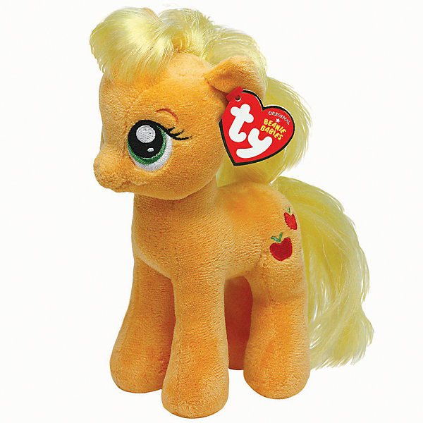 Пони Эпл Джек, 20 см, My little Pony, Ty Пони Эпл Джек, 20 см, My little Pony, TyМягкие игрушки из мультфильмов<br>Пони Эпл Джек, 20 см, My little Pony, Ty обязательно порадует малышку-поклонницу мультсериала Моя маленькая Пони (Дружба - это чудо).<br>Мягкая игрушка Пони Эпл Джек от Ty для маленьких девочек, которые верят в чудеса и добрых пони. Ее миниатюрные размеры делают ее еще более обаятельной. Милая Пони Эпл Джек с невероятно добрыми искренними глазками еще никого не оставляла равнодушным! У пони мягкая шерстка бежевого цвета, светлая грива и длинный хвост. Она будет радовать девочку своим улыбающимся личиком. Мягкая игрушка изготовлена из высококачественных материалов, которые не принесут вреда детскому здоровью, только радость и захватывающие эмоции от новой игрушки, которая сошла с экрана телевизора, чтобы поиграть с вашей малышкой и научить ее быть доброй и отзывчивой.<br><br>Дополнительная информация:<br><br>- Игрушка развивает: тактильные навыки, зрительную координацию, мелкую моторику рук<br>- Яркие и стойкие цвета приятны для глаз<br>- Материал: текстиль, искусственный мех<br>- Наполнение: синтепон<br>- Размер игрушки: 20 см.<br><br>Мягкая игрушка Пони Эпл Джек, 20 см, My little Pony, Ty - подарите себе и своему ребенку частичку радости!<br><br>Мягкую игрушку Пони Эпл Джек, 20 см, My little Pony (Май литл Пони), Ty можно купить в нашем интернет-магазине.<br><br>Ширина мм: 360<br>Глубина мм: 190<br>Высота мм: 203<br>Вес г: 85<br>Возраст от месяцев: 36<br>Возраст до месяцев: 120<br>Пол: Женский<br>Возраст: Детский<br>SKU: 3789507