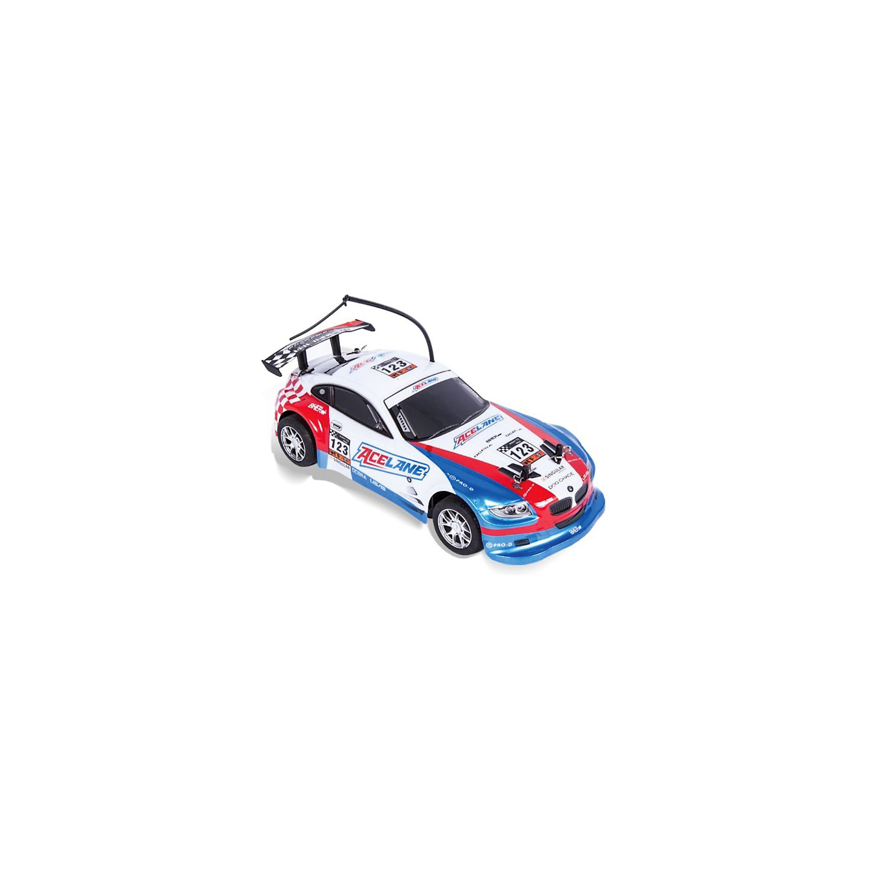 Автомобиль On-road rally racer, на р/у, белый, Mioshi Tech Автомобиль On-road rally racer, на р/у, белый, Mioshi TechМашинки<br>Этот яркий красивый автомобиль On-road rally racer, на радиоуправлении, белый, Mioshi Tech понравится и ребенку, и взрослому! Классный тюнинг, хромированные диски, подсветка колес, задний привод - все как у настоящей спортивной машины. Эта модель способна развивать скорость до 15 км/ч! При этом ей не страшны преграды - она оснащена прочным кузовом и металлическими деталями.<br><br>Дополнительная информация:<br><br>- В комплекте: автомобиль, аккумуляторная батарея, зарядное устройство, профессиональный пульт управления с колесом, инструкция<br>- Материал: пластиковая рама, металлические детали<br>- Движение: вперед/назад, вправо/влево<br>- Масштаб: 1:18<br>- Частота: 40 мГц.<br>- Колесная база: 143 мм.<br>- Клиренс: 6 мм.<br>- Тип двигателя: электрический<br>- Пульт ДУ: удобный двухканальный пульт пистолетного типа<br>- Управление: автомобиль управляется по двум каналам, вперед-назад и влево вправо при помощи сервомеханизма<br>- Питание устройства: 5xAA аккумуляторов (Ni-cd аккумулятор и зарядное устройство в комплекте)<br>- Питание ПДУ: 2xAA (приобретаются отдельно)<br>- Напряжение питания: 6 В<br>- Емкость аккумулятора: 700 мА•ч x5<br>- Размер машинки: 23 х 10,5 х 7 см.<br>- Размер упаковки: 33,1 х 19,5 х 12 см.<br>- Вес: 1125 гр.<br><br>Автомобиль On-road rally racer, на радиоуправлении, белый, Mioshi Tech можно купить в нашем интернет-магазине.<br><br>Ширина мм: 331<br>Глубина мм: 195<br>Высота мм: 120<br>Вес г: 1125<br>Возраст от месяцев: 72<br>Возраст до месяцев: 180<br>Пол: Мужской<br>Возраст: Детский<br>SKU: 3793855