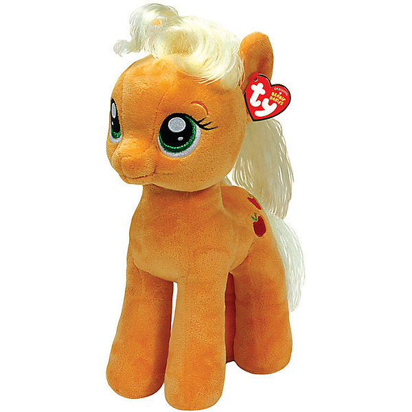 Пони Эппл Джек, 51см, My little Pony Пони Эппл Джек, 51см, My little PonyИгрушки<br>Характеристики: <br><br>• вес в упаковке: 300г.;<br>• материал: искусственный мех, синтепон;<br>• размер игрушки: 51см.;<br>• размер упаковки:40х25х51см.;<br>• для детей в возрасте: от 3 лет.;<br>• страна производитель: Китай.<br><br>Мягкая игрушка Пони Эппл Джек из серии «My Little Poni»(Май Литл Пони) американского бренда TY (Ти уай) прекрасный подарок для маленьких мальчишек и девчонок. Она создана из высококачественных, экологически чистых материалов, что очень важно для детских товаров.<br><br>Яркая красивая игрушка оранжевого цвета не оставит равнодушным ни одного ребёнка. У лошадки нежная плюшевая шёрстка и длинная кудрявая грива. Большие зелёные глазки и знаки отличия, ввиде красных яблочек, вышиты в ручную.<br><br>Эппл Джек самая весёлая и трудолюбивая лошадка из любимого мультика. Играя в неё дети получают массу положительных эмоций, развивают тактильные навыки, зрительную координацию и мелкую моторику. <br><br><br>Пони Эппл Джек из серии «My Little Poni»(Май Литл Пони), можно купить в нашем интернет-магазине.<br><br>Ширина мм: 400<br>Глубина мм: 250<br>Высота мм: 510<br>Вес г: 300<br>Возраст от месяцев: 24<br>Возраст до месяцев: 120<br>Пол: Женский<br>Возраст: Детский<br>SKU: 3833922