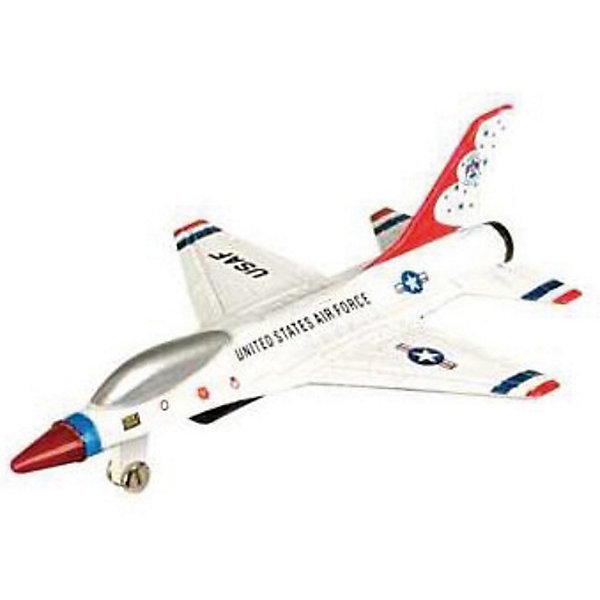 Самолет F-16, Motormax Самолет F-16, MotormaxВоенный транспорт<br>Самолет F-16, Motormax (Мотормакс) – это отличное пополнение коллекции авиационной техники.<br>Коллекционная игрушка самолет F-16 от компании Motormax (Мотормакс) в точности повторяет контуры американского истребителя, который выпускается, по сей день, чем вызовет неподдельный интерес, как у ребенка, так и взрослого коллекционера. Модель максимально приближена к своему прототипу. По сути это уменьшенная копия настоящего самолета, сохранившая его пропорции и узнаваемые элементы. Стоит также отметить хорошую для таких размеров детализацию. Модель самолета изготовлена из прочного и качественного пластика, поэтому может использоваться и для обычной игры.<br><br>Дополнительная информация:<br><br>- Длина самолета: 9 см.<br>- Материал: пластик<br><br>Самолет F-16, Motormax (Мотормакс) можно купить в нашем интернет-магазине.<br><br>Ширина мм: 127<br>Глубина мм: 30<br>Высота мм: 178<br>Вес г: 80<br>Возраст от месяцев: 36<br>Возраст до месяцев: 168<br>Пол: Мужской<br>Возраст: Детский<br>SKU: 3839008