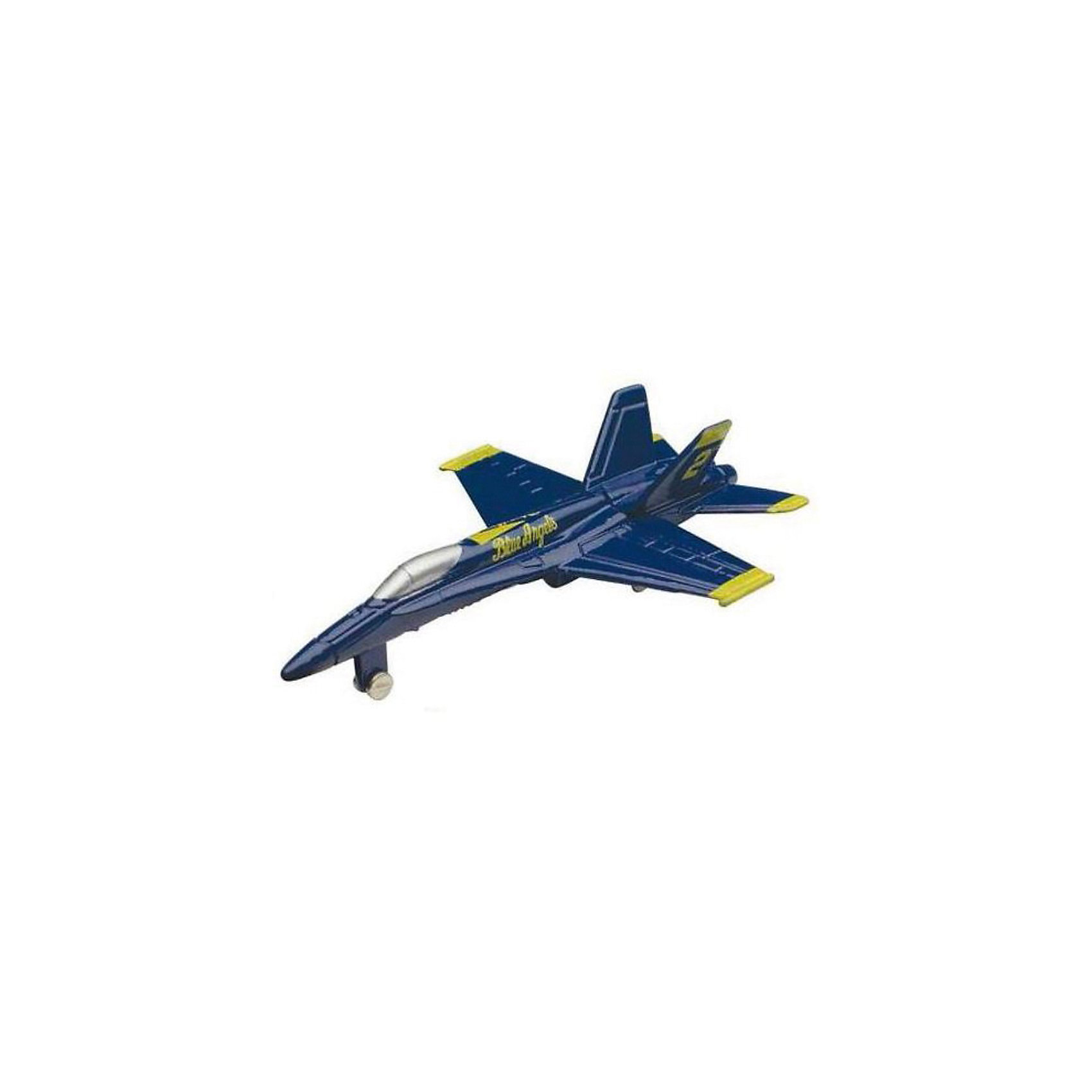 Самолет F/A-18 Hornet, Motormax Самолет F/A-18 Hornet, MotormaxВоенный транспорт<br>Самолет F/A-18 Hornet, Motormax (Мотормакс) – это отличное пополнение коллекции авиационной техники.<br>Коллекционная игрушка самолет F/A-18 Hornet (Хорнет) от компании Motormax (Мотормакс) в точности повторяет контуры американского палубного истребителя-бомбардировщика и штурмовика, чем вызовет неподдельный интерес, как у ребенка, так и взрослого коллекционера. Модель максимально приближена к своему прототипу. По сути это уменьшенная копия настоящего самолета, сохранившая его пропорции и узнаваемые элементы. Стоит также отметить хорошую для таких размеров детализацию. Модель самолета изготовлена из прочного и качественного пластика, поэтому может использоваться и для обычной игры.<br><br>Дополнительная информация:<br><br>- Длина самолета: 9 см.<br>- Материал: пластик<br><br>Самолет F/A-18 Hornet, Motormax (Мотормакс) можно купить в нашем интернет-магазине.<br><br>Ширина мм: 127<br>Глубина мм: 30<br>Высота мм: 178<br>Вес г: 80<br>Возраст от месяцев: 36<br>Возраст до месяцев: 168<br>Пол: Мужской<br>Возраст: Детский<br>SKU: 3839009