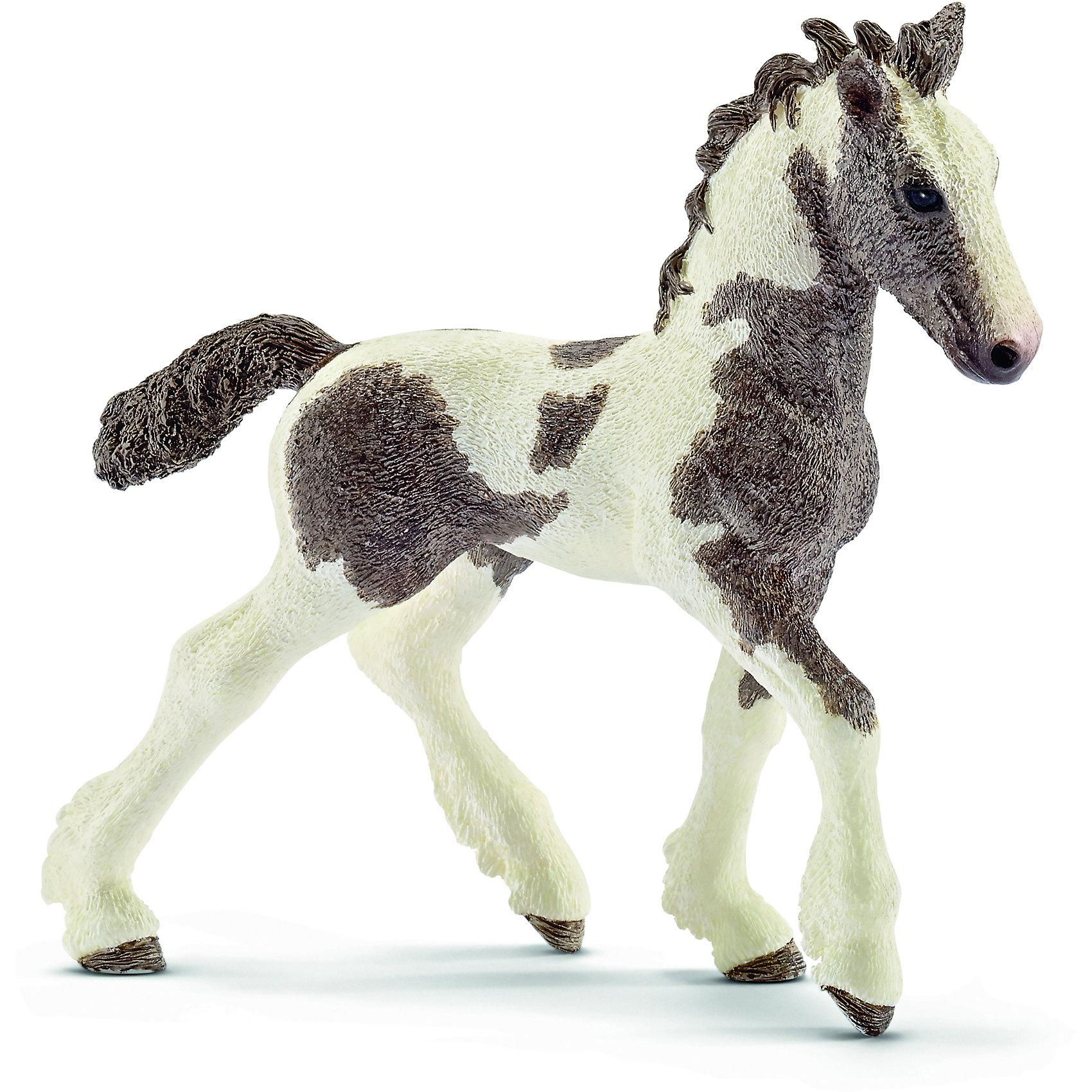 Жеребёнок Тинкер, Schleich Жеребёнок Тинкер, SchleichМир животных<br>Жеребёнок Тинкер, Schleich (Шляйх) – это высококачественная коллекционная и игровая фигурка.<br>Фигурка жеребёнка Тинкер прекрасно разнообразит игру вашего ребенка и станет отличным пополнением коллекции его фигурок животных. Тинкер или Цыганская упряжная — порода лошадей, сформировавшаяся в Ирландии. В Германии и Голландии эта порода называется «тинкер», в Ирландии — «ирландский коб» или «местной пегой». Цыганская упряжная — универсальная лошадь, подходящая для начинающего всадника. Лошади флегматичны и спокойны. Они имеют средний рост, широкое тело. Голова лошади массивная и грубая, имеет бородку и горбатый профиль. У этой породы очень густые грива, чёлка и хвост. Круп лошади мощный и рельефный, спина прямая и короткая, шея сильная и короткая, плечи мощные. Ноги сильные и крепкие. Копыта очень прочные, сильно оброслые — густые фризы на копытах начинаются от скакательных и запястных суставов и закрывают почти всё копыто. <br><br>Прекрасно выполненные фигурки Schleich (Шляйх) являются максимально точной копией настоящих животных и отличаются высочайшим качеством игрушек ручной работы. Каждая фигурка разработана с учетом исследований в области педагогики и производится как настоящее произведение для маленьких детских ручек. Все фигурки Schleich (Шляйх) сделаны из гипоаллергенных высокотехнологичных материалов, раскрашены вручную и не вызывают аллергии у ребенка.<br><br>Дополнительная информация:<br><br>- Размер фигурки: 9 x 9,5 x 3 см.<br>- Материал: высококачественный каучуковый пластик<br><br>Фигурку Жеребёнка Тинкер, Schleich (Шляйх) можно купить в нашем интернет-магазине.<br><br>Ширина мм: 98<br>Глубина мм: 96<br>Высота мм: 27<br>Вес г: 42<br>Возраст от месяцев: 36<br>Возраст до месяцев: 96<br>Пол: Женский<br>Возраст: Детский<br>SKU: 3902499