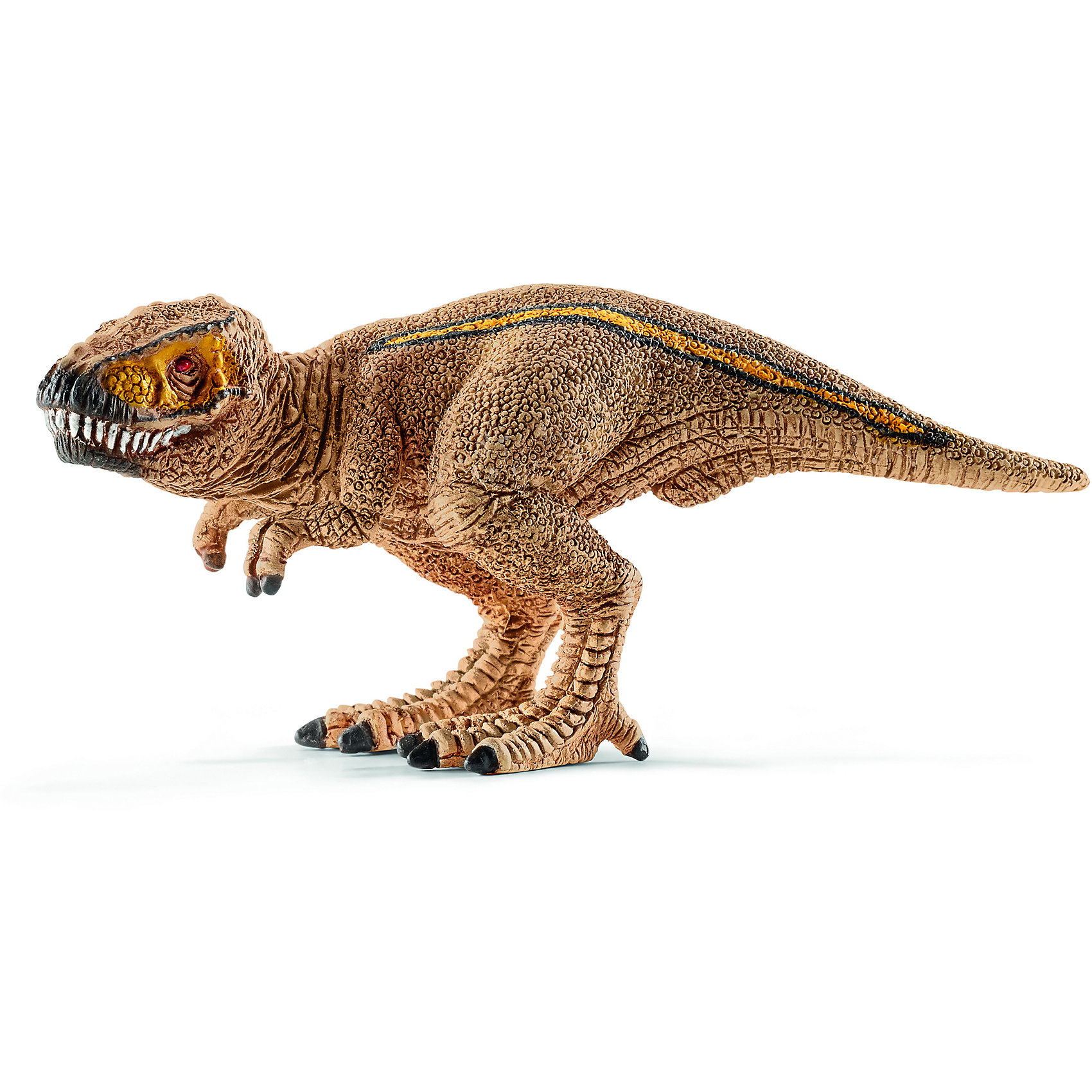 Тиранозавр Рекс, мини, Schleich Тиранозавр Рекс, мини, SchleichДраконы и динозавры<br>Древний динозавр Тираннозавр Рекс, проживающий на земле много миллионов лет назад, представлен немецкой компанией Schleich (Шляйх) в виде стоящего на задних лапах динозавра светло-коричневого цвета. Тиранозаурус отличается от своих сородичей длинным хвостом и мощными лапами, которые помогают ему находить пищу и сражаться с врагами.<br><br>Игрушка динозавра выполнена из качественного каучукового пластика, который безопасен для детей и не вызывает аллергию. У динозавра подвижные когти и нижняя челюсть, что сделает игру более увлекательной и оживленной.<br><br>Дополнительная информация:<br><br>Материал: каучуковый пластик<br>Размер игрушки: 7.8 x 3.4 x 3.2 см.<br><br>Тираннозавра Рекс, мини, Schleich (Шляйх) можно купить в нашем магазине.<br><br>Ширина мм: 59<br>Глубина мм: 78<br>Высота мм: 17<br>Вес г: 13<br>Возраст от месяцев: 36<br>Возраст до месяцев: 96<br>Пол: Мужской<br>Возраст: Детский<br>SKU: 3902515