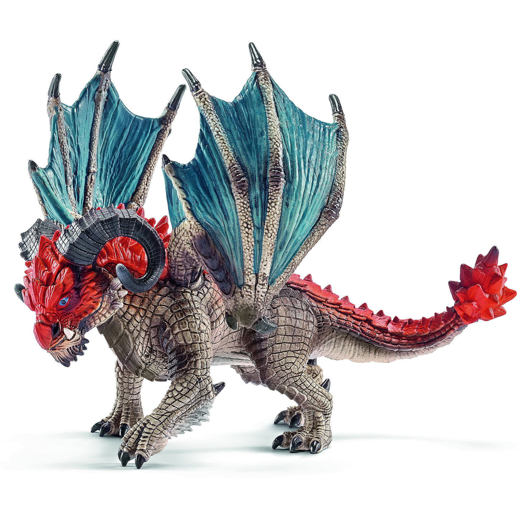 Дракон Таран, Schleich Дракон Таран, SchleichДраконы и динозавры<br>Дракон Таран, Schleich (Шляйх) – это высококачественная игровая фигурка.<br>Дракон Таран из серии Рыцари от Schleich (Шляйх) - восхитительная фигурка дракона, которая сделает игры с рыцарями и воинами еще увлекательнее. Своими рогами дракон Таран может проломить даже ворота рыцарского замка. Там, где обычные драконы, применяют когти, Таран использует свои рога, не оставляя камня на камне. Дракон редко пользуется огненным дыханием, имеет острое зрение и отлично маскируется. <br>Прекрасно выполненные фигурки Schleich (Шляйх) отличаются высочайшим качеством игрушек ручной работы. Каждая фигурка разработана с учетом исследований в области педагогики и производится как настоящее произведение для маленьких детских ручек. Все фигурки Schleich (Шляйх) сделаны из гипоаллергенных высокотехнологичных материалов, раскрашены вручную и не вызывают аллергии у ребенка.<br><br>Дополнительная информация:<br><br>- Размер фигурки: 11,7 х 14,2 х 10,8 см.<br>- Материал: высококачественный каучуковый пластик<br><br>Фигурку Дракон Таран, Schleich (Шляйх) можно купить в нашем интернет-магазине.<br><br>Ширина мм: 145<br>Глубина мм: 113<br>Высота мм: 79<br>Вес г: 188<br>Возраст от месяцев: 36<br>Возраст до месяцев: 96<br>Пол: Мужской<br>Возраст: Детский<br>SKU: 3902630