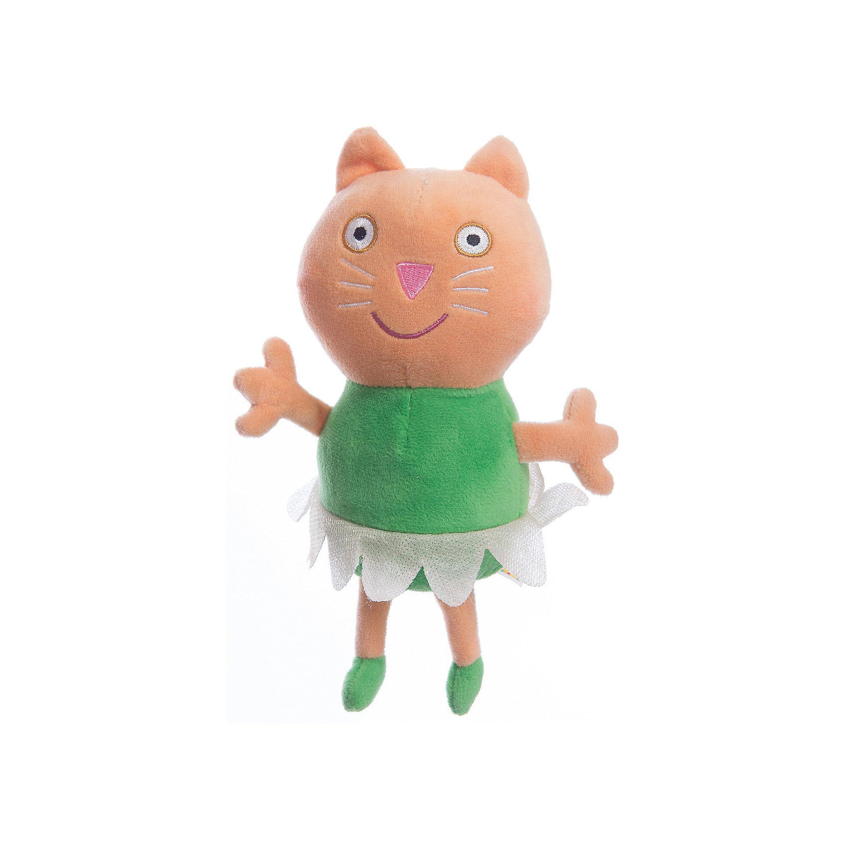 Игрушка Котенок Кэнди балерина, 20 см, Свинка Пеппа Игрушка Котенок Кэнди балерина, 20 см, Свинка ПеппаЛюбимые герои<br>Линейка мягких игрушек Балерины, Свинка Пеппа (Peppa Pig ), создана по мотивам серии мультфильма Урок балета. Игрушка Котенок Кэнди балерина одета в веселую юбочку из ткани. Эта очаровательная мягкая игрушка очень приятна на ощупь, так как изготовлена из велюровой ткани и плотно набита. Также из данной серии вы можете выбрать следующие игрушки: Кролик Ребекка балерина, Пеппа балерина, Кошечка Кэнди балерина. Собери всем мягких балерин и устрой веселое представление. Игрушка изготовлена из высококачественных материалов, безопасных для детей.<br><br>Дополнительная информация: <br> <br>- Материал: текстиль, синтепон.<br>- Размер: 20 см (с ножками).<br>- Цвет: оранжевый, зеленый, белый.<br><br>Игрушку Котенок Кэнди балерина, 20 см, Свинка Пеппа (Peppa Pig ) можно купить в нашем магазине.<br><br>Ширина мм: 100<br>Глубина мм: 80<br>Высота мм: 200<br>Вес г: 70<br>Возраст от месяцев: 36<br>Возраст до месяцев: 2147483647<br>Пол: Унисекс<br>Возраст: Детский<br>SKU: 3905903