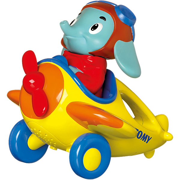 Игрушка Веселые виражи летчика Люка, TOMY Игрушка Веселые виражи летчика Люка, TOMYСамолёты и вертолёты<br>Эта оригинальная игрушка обязательно понравится вашему малышу. Игрушка представляет собой самолетик, за штурвалом которого сидит веселый слоненок.<br>Когда ребенок берет игрушку в руку, у нее заводится пропеллер, с соответствующим звуком и начинает играть веселая мелодия. <br>Если описывать самолётом петли в воздухе, летчик начинает считать виражи. Последовательно от 1 до 10.<br>После того как самолет приземляется двигатель глохнет и пропеллер останавливается.<br><br>Малыши обожают яркие игрушки со звуковыми эффектами, этот слоник подарит много радости и улыбок вашему крохе. Игрушка выполнена из высококачественных материалов, не имеет острых углов, безопасна для ребенка. <br><br>Дополнительная информация:<br><br>- Материал: пластик.<br>- Высота: 9х15х13 см.<br>- Цвет: желтый, голубой, синий, красный.<br>- Звуковые эффекты.<br>- Элемент питания: 3 батарейки ААА ( в комплекте).<br><br>Поддерживаемые языки:<br>- Русский<br>- Английский<br>- Испанский<br>- Итальянский<br><br>Игрушку Веселые виражи летчика Люка, TOMY (Томи) можно купить в нашем магазине.<br><br>Ширина мм: 210<br>Глубина мм: 150<br>Высота мм: 210<br>Вес г: 440<br>Возраст от месяцев: 18<br>Возраст до месяцев: 36<br>Пол: Унисекс<br>Возраст: Детский<br>SKU: 3922280
