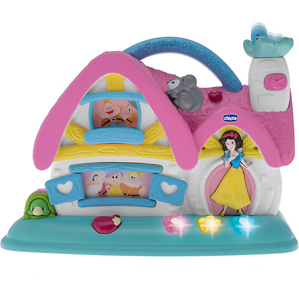 Музыкальный домик Белоснежка и 7 гномов, Chicco Музыкальный домик Белоснежка и 7 гномов, ChiccoПопулярные игрушки<br>Музыкальный домик Белоснежка и 7 гномов, Chicco (Чико) – это чудесный музыкальный домик на батарейках, со звуковыми эффектами.<br>Волшебный домик воплощает в жизнь историю из всеми любимой сказки. Игрушка предусматривает 10 разнообразных игр для развития мелкой моторики. Среди них открывающиеся и закрывающиеся окошки, и выпрыгивающие детали, благодаря которым малыши учатся устанавливать причинно-следственную связь между явлениями. А также 15 мелодий и звуковых эффектов, чтобы открывать чудесный мир сказки о Белоснежке было еще веселее.<br><br>Дополнительная информация:<br><br>- Материал: высококачественный пластик<br>- Батарейки: 3 типа АА 1,5 V (входят в комплект)<br><br>Музыкальный домик Белоснежка и 7 гномов, Chicco (Чико) можно купить в нашем интернет-магазине.<br><br>Ширина мм: 362<br>Глубина мм: 292<br>Высота мм: 132<br>Вес г: 1410<br>Возраст от месяцев: 12<br>Возраст до месяцев: 36<br>Пол: Мужской<br>Возраст: Детский<br>SKU: 3943213