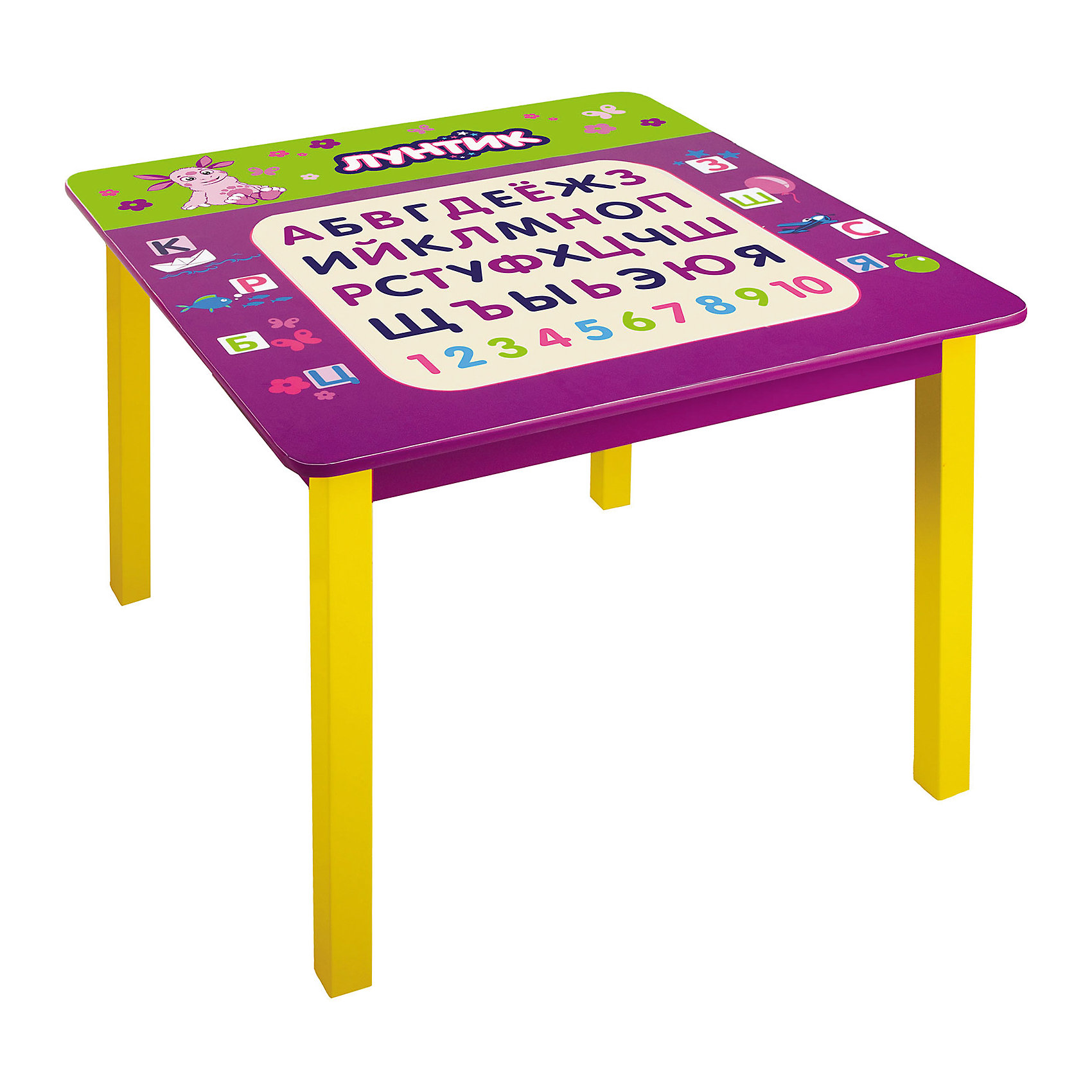 детский столик с буквами