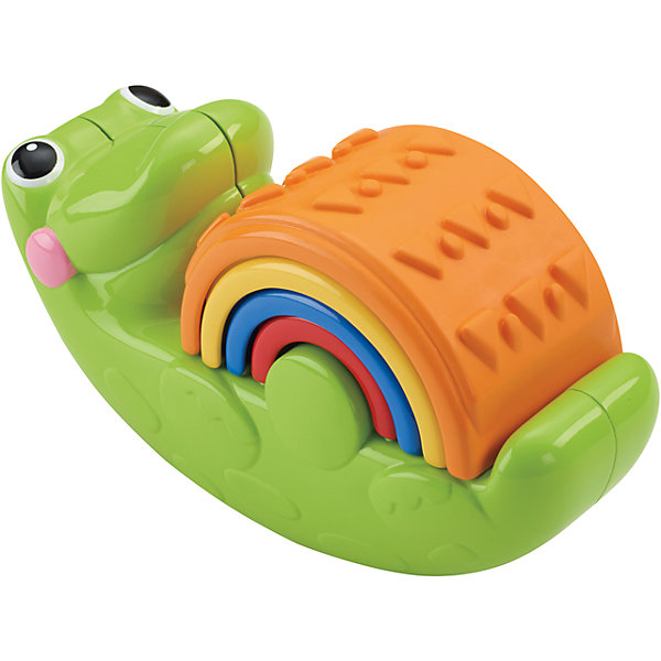 Пирамидка Крокодильчик, Fisher-Price Пирамидка Крокодильчик, Fisher-PriceПирамидки<br>С веселым крокодильчиком не соскучишься. Четыре части этой игрушки<br>можно складывать и раскладывать в самых разных вариациях. Кроме того, крокодильчик умеет весело раскачиваться, что обязательно позабавит вашего кроху. Раскладывая дуги по размеру, от большей к меньшей и наоборот, ребенок учится анализировать и решать задачи. Игрушка развивает мелкую моторику рук, цветовосприятие, зрительно-двигательную координацию, внимание. Пирамидка изготовлена из высококачественных гипоаллергенных материалов безопасных для детей.<br><br>Дополнительная информация:<br><br>- Материал: пластик.<br>- Комплектация: крокодильчик, 4 дуги.<br><br>Пирамидку Крокодильчик, Fisher-Price (Фишер Прайс), можно купить в нашем магазине.<br><br>Ширина мм: 210<br>Глубина мм: 90<br>Высота мм: 170<br>Вес г: 404<br>Возраст от месяцев: 12<br>Возраст до месяцев: 36<br>Пол: Унисекс<br>Возраст: Детский<br>SKU: 3985773